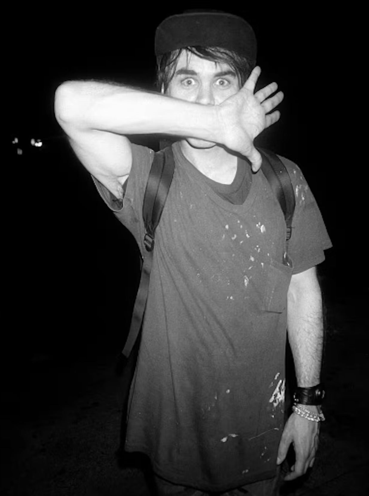 80s Stephen Sprouse " Gold Pocket Tee " Pop Art Vintage Clothing T-shirt