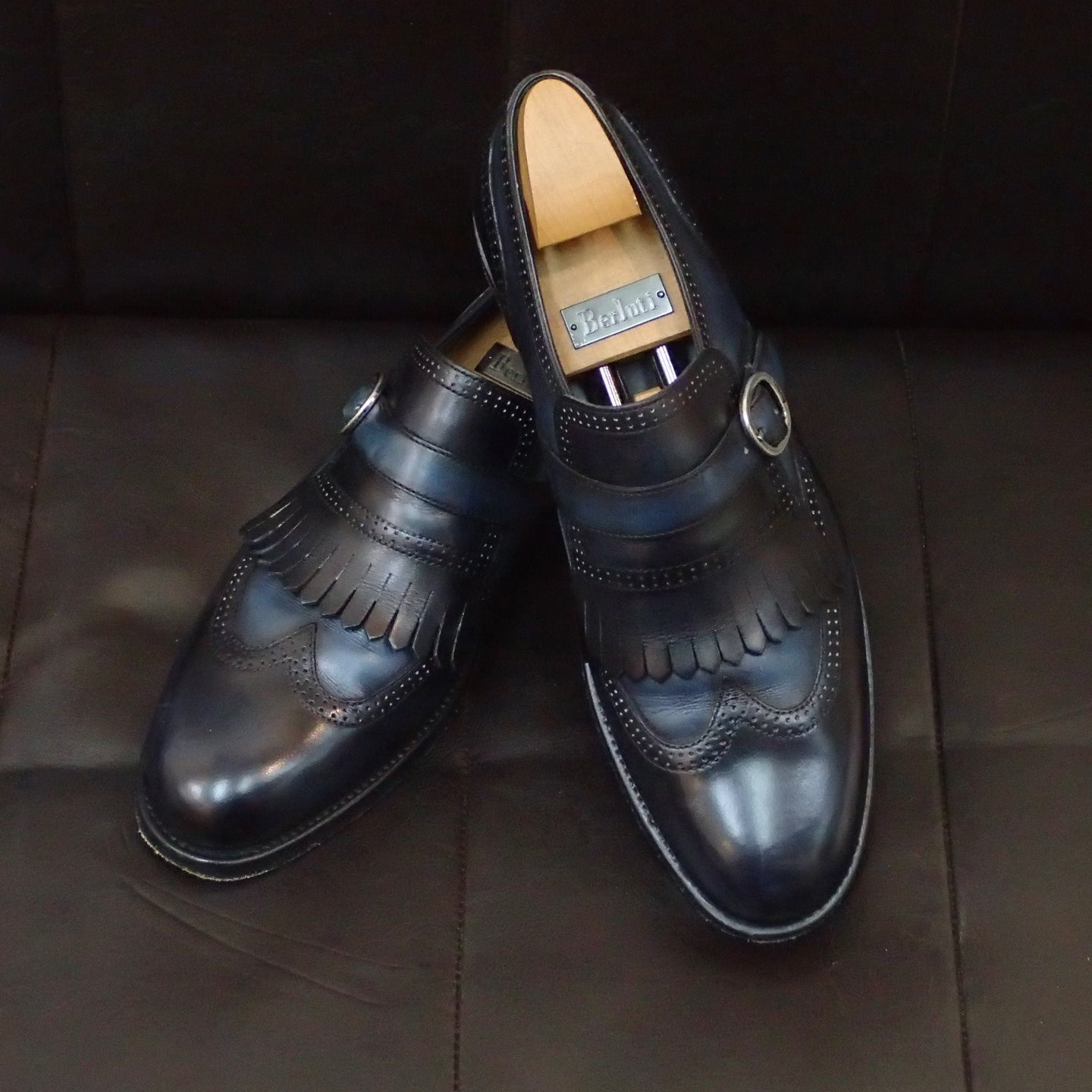 Berluti スカーズ シングルモンクストラップシューズ 7.5 Berluti 
