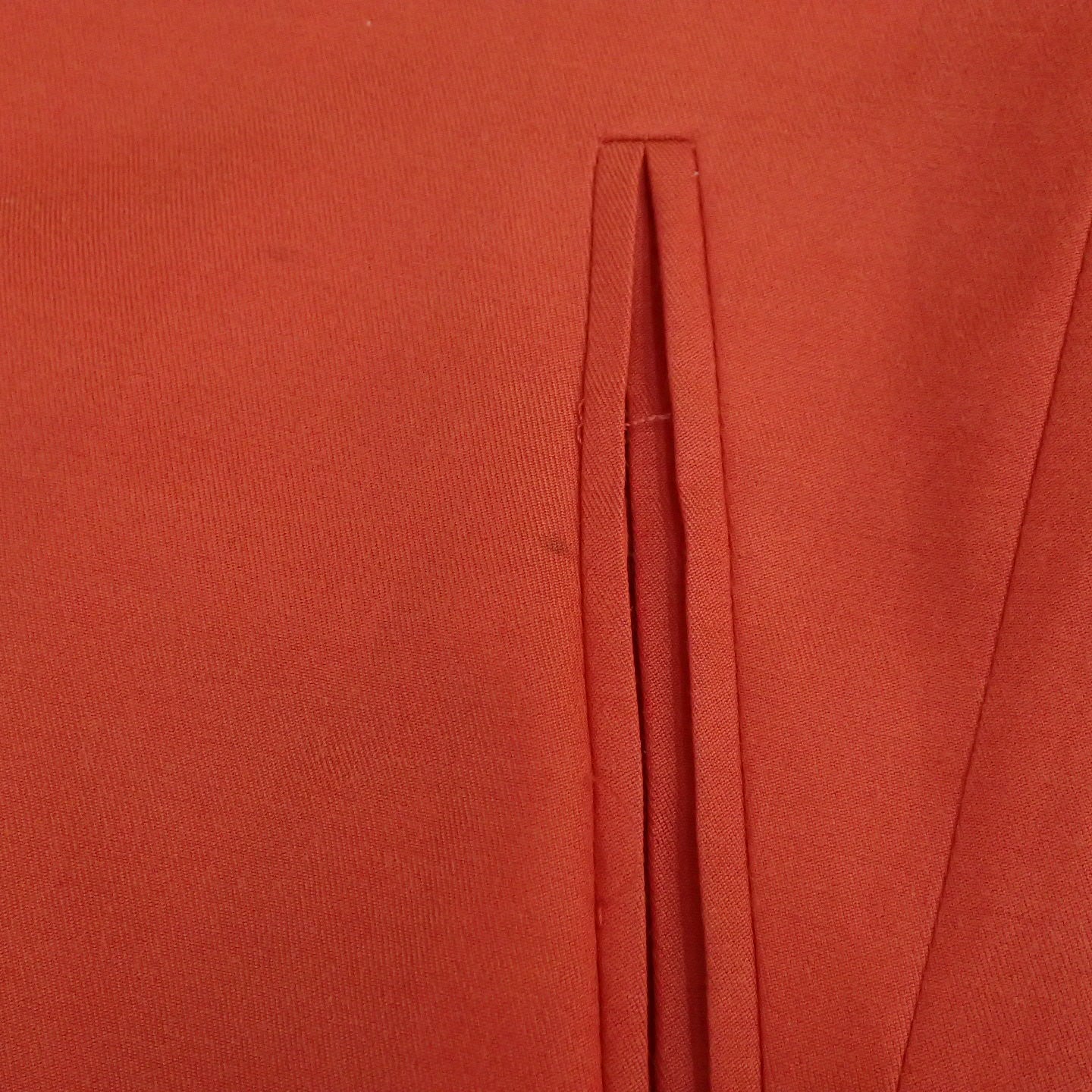 80s Stephen Sprouse " Vermilion Red Silk & Cotton Coat " Pop Art Vintage Clothing