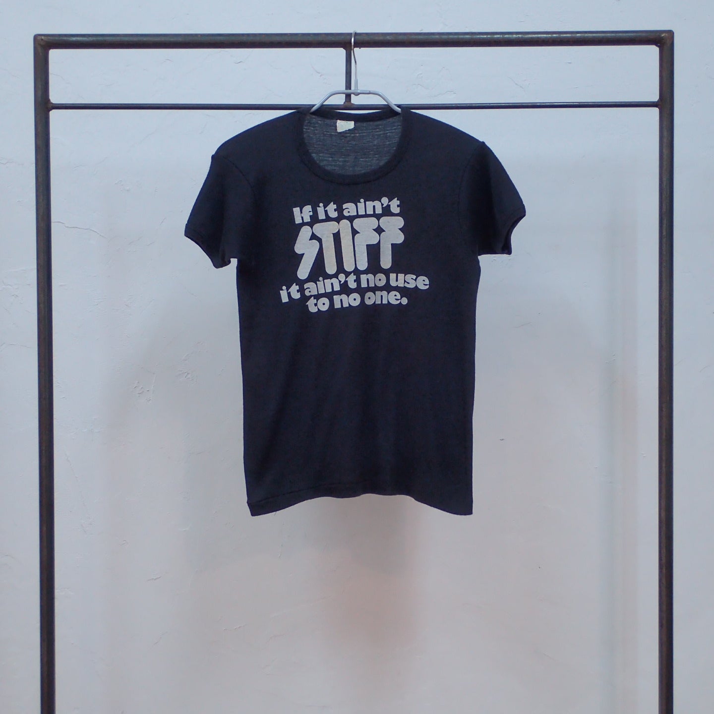 70s Stiff Records T-shirt Stiff Slogan Tee