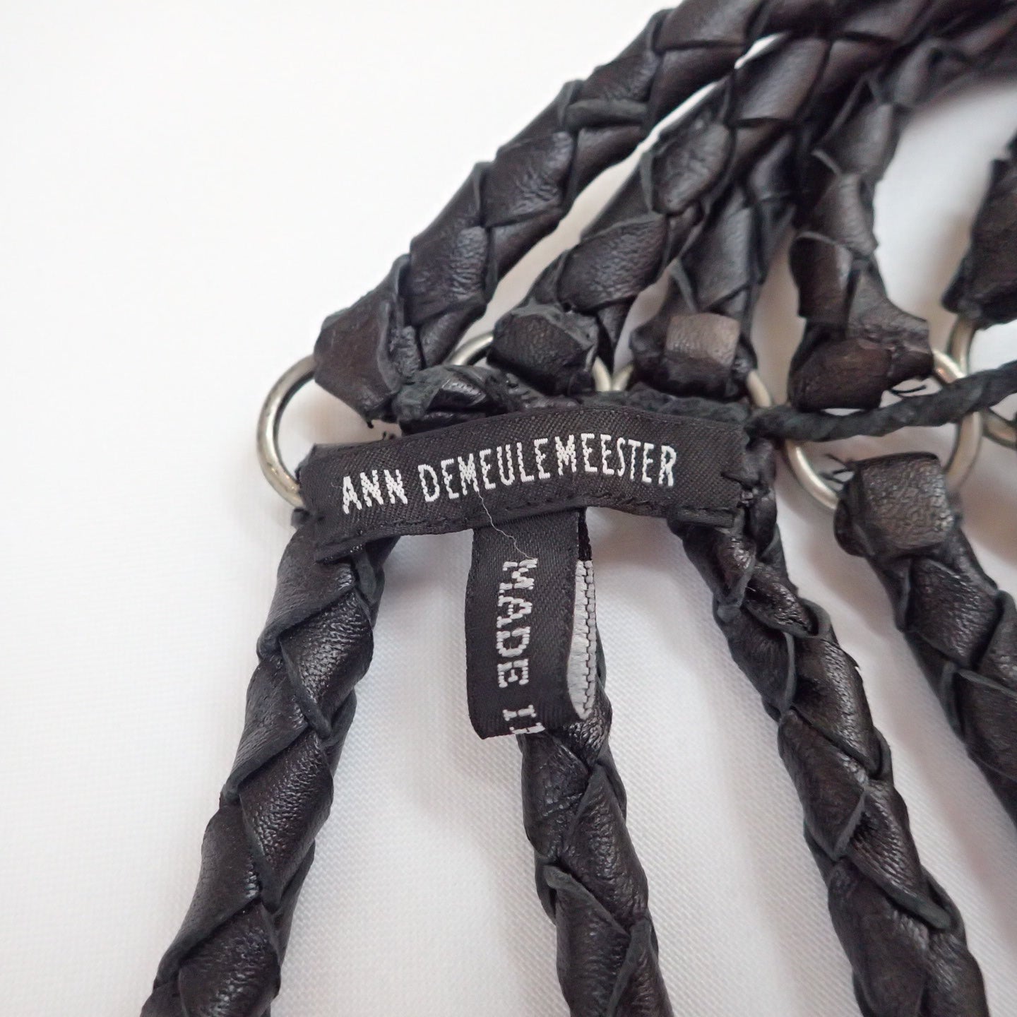 Ann Demeulemeester 2010 Fall Whiplike Leather Necklace