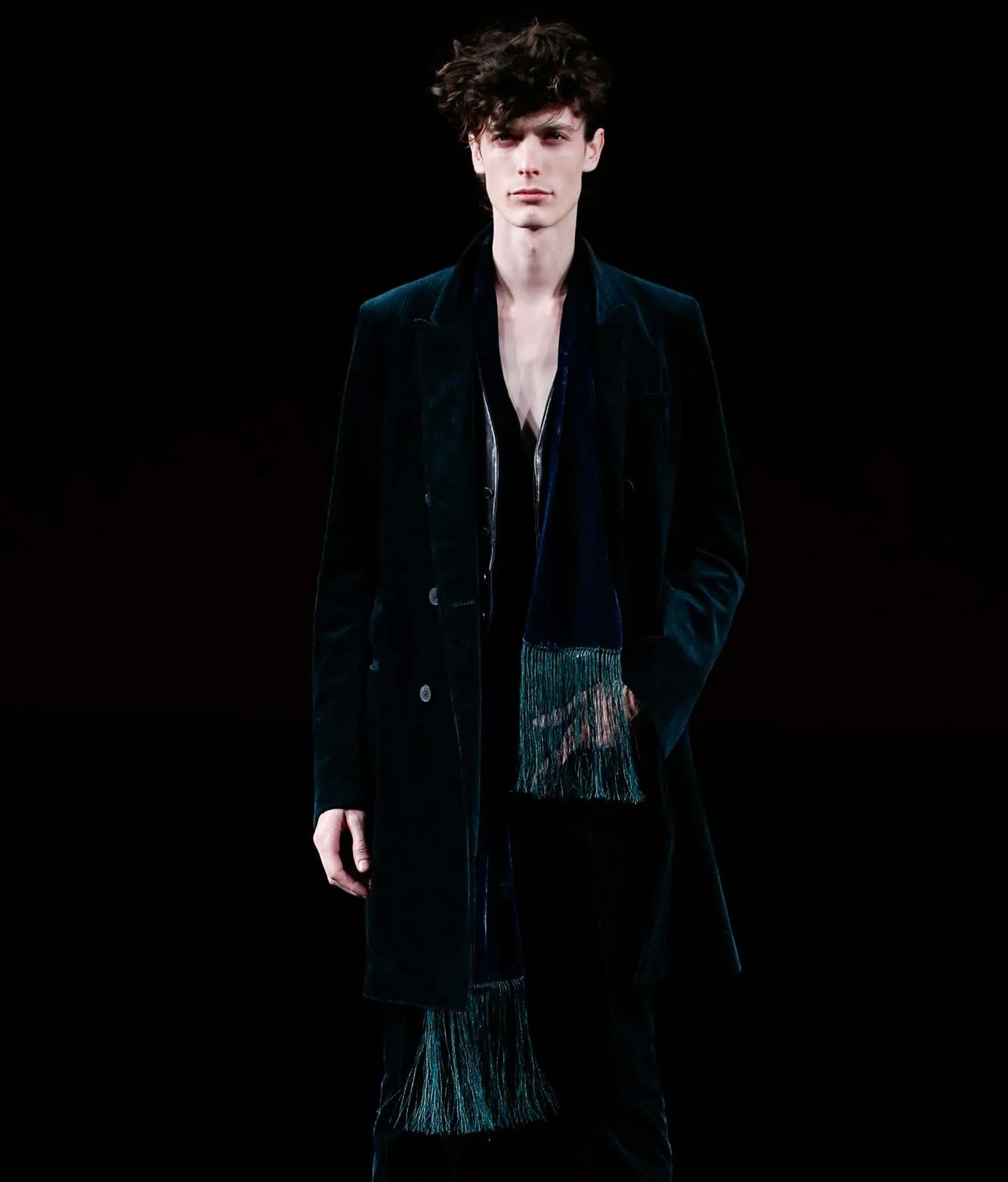 Haider Ackermann 2015AW Velor Stole