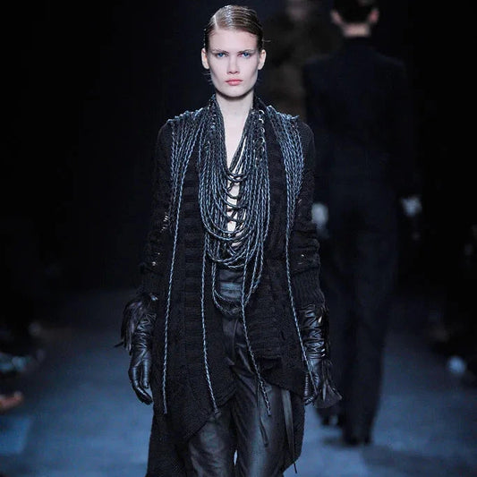 Ann Demeulemeester 2010 Fall Whiplike Leather Necklace