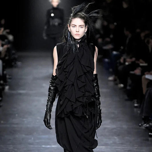 Ann Demeulemeester 2011 Fall Cartridge Feather Belt and Necklace