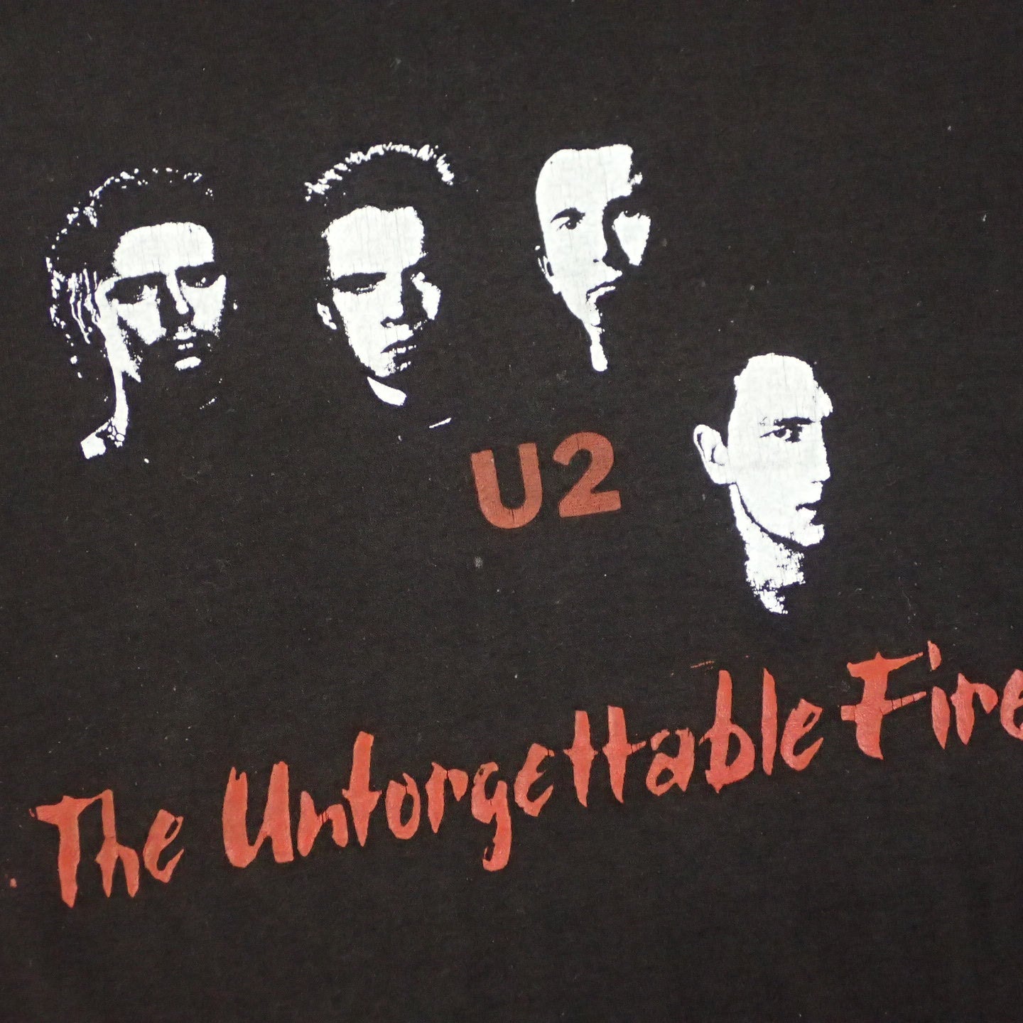 80s U2 " The Unforgettable Fire Tee "