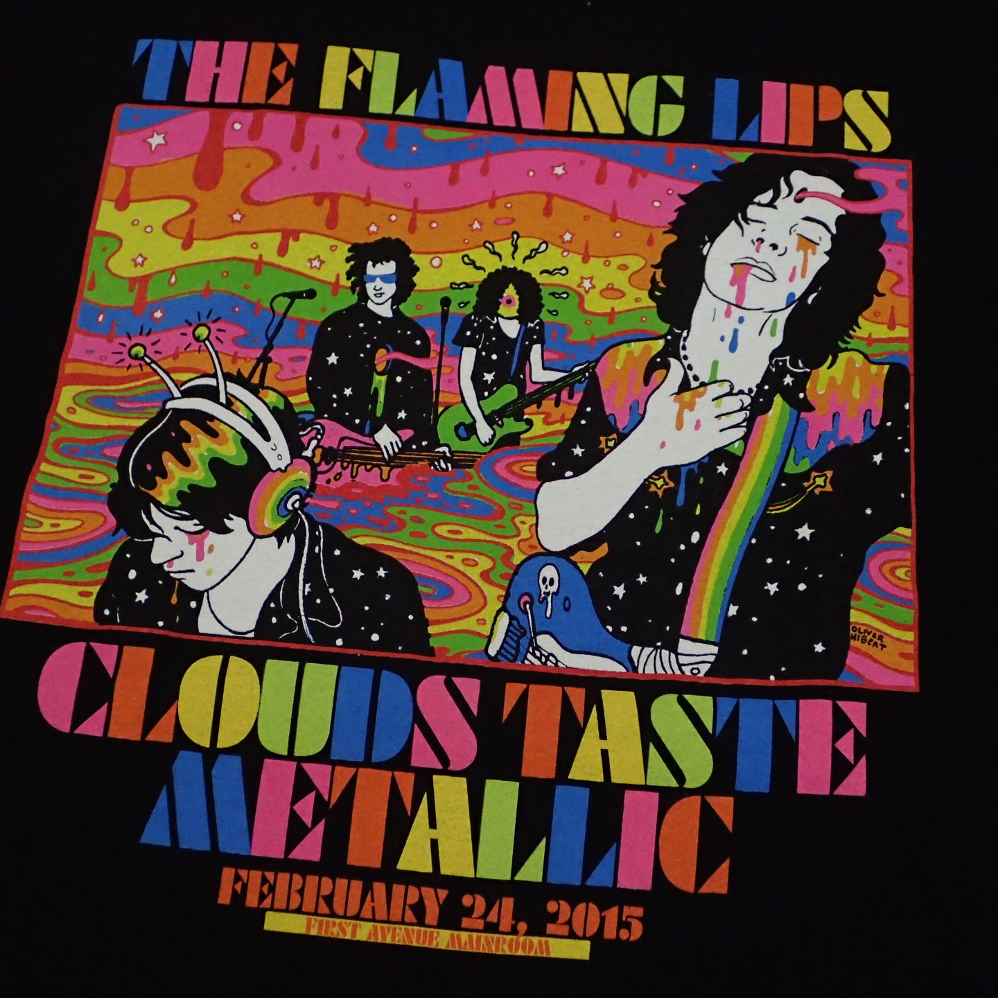 10s The Flaming Lips " Clouds Taste Metallic 20 Years Later Tee "