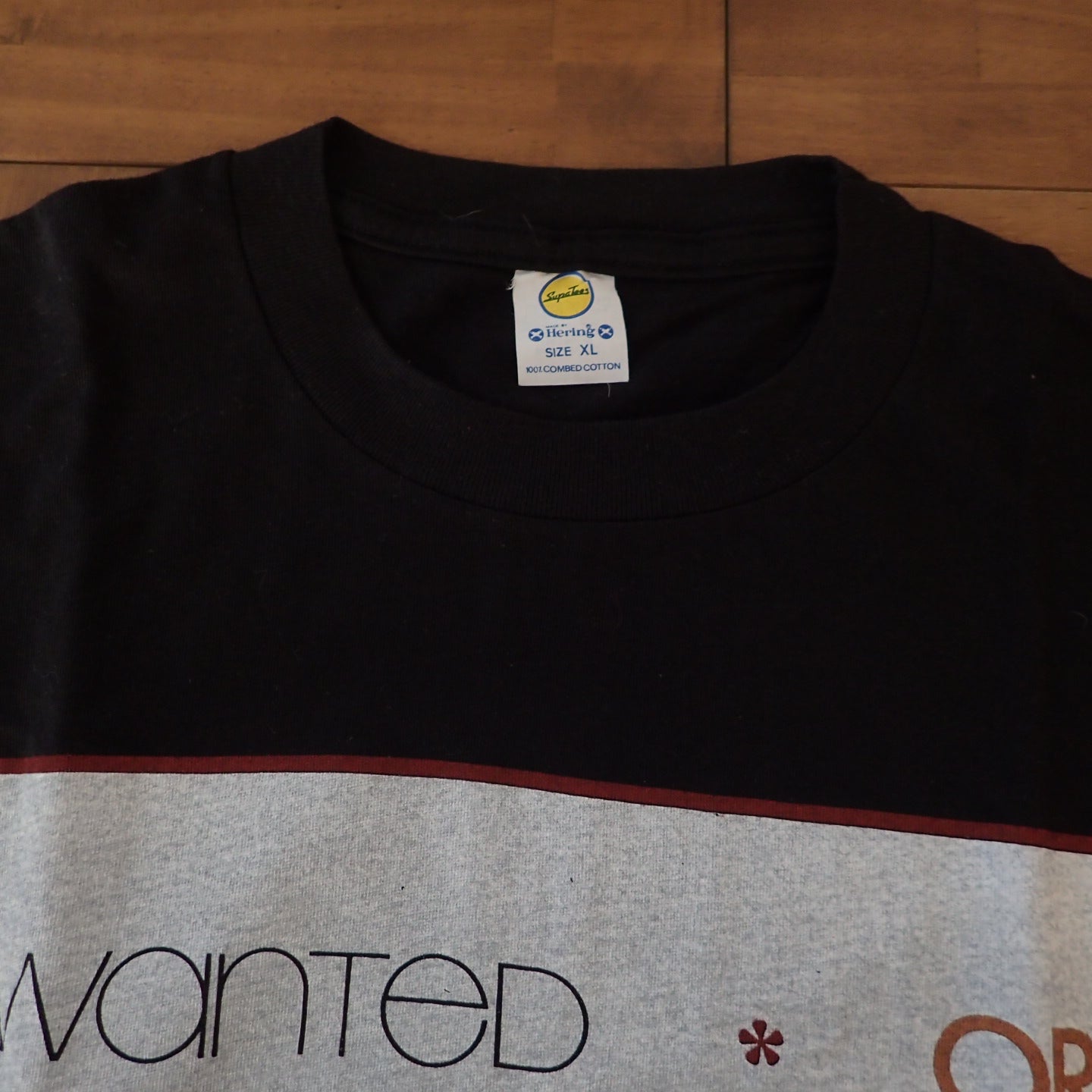 80s The Style Council  T-shirt "Wanted (Or Waiter, There's Some Soup In My Files) Tee"