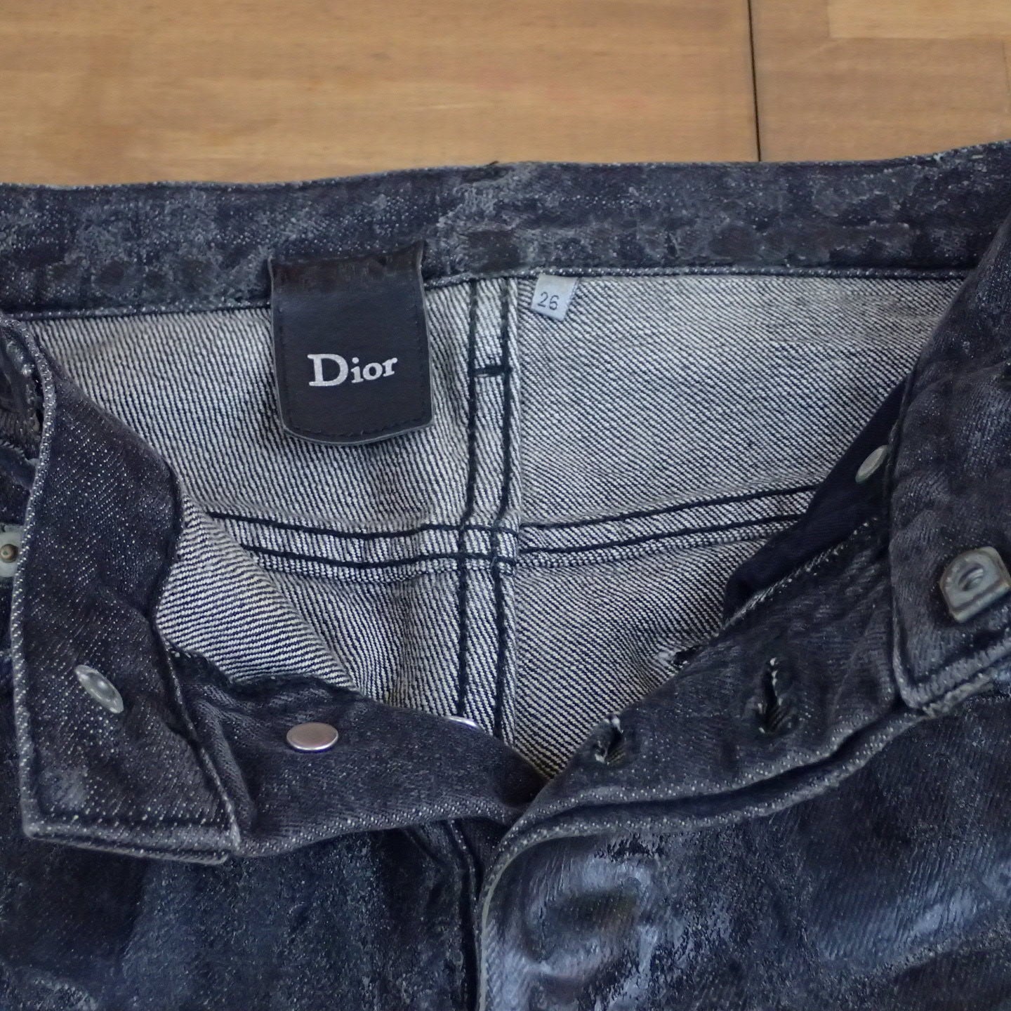 Dior Homme 08aw Luster Black Denim