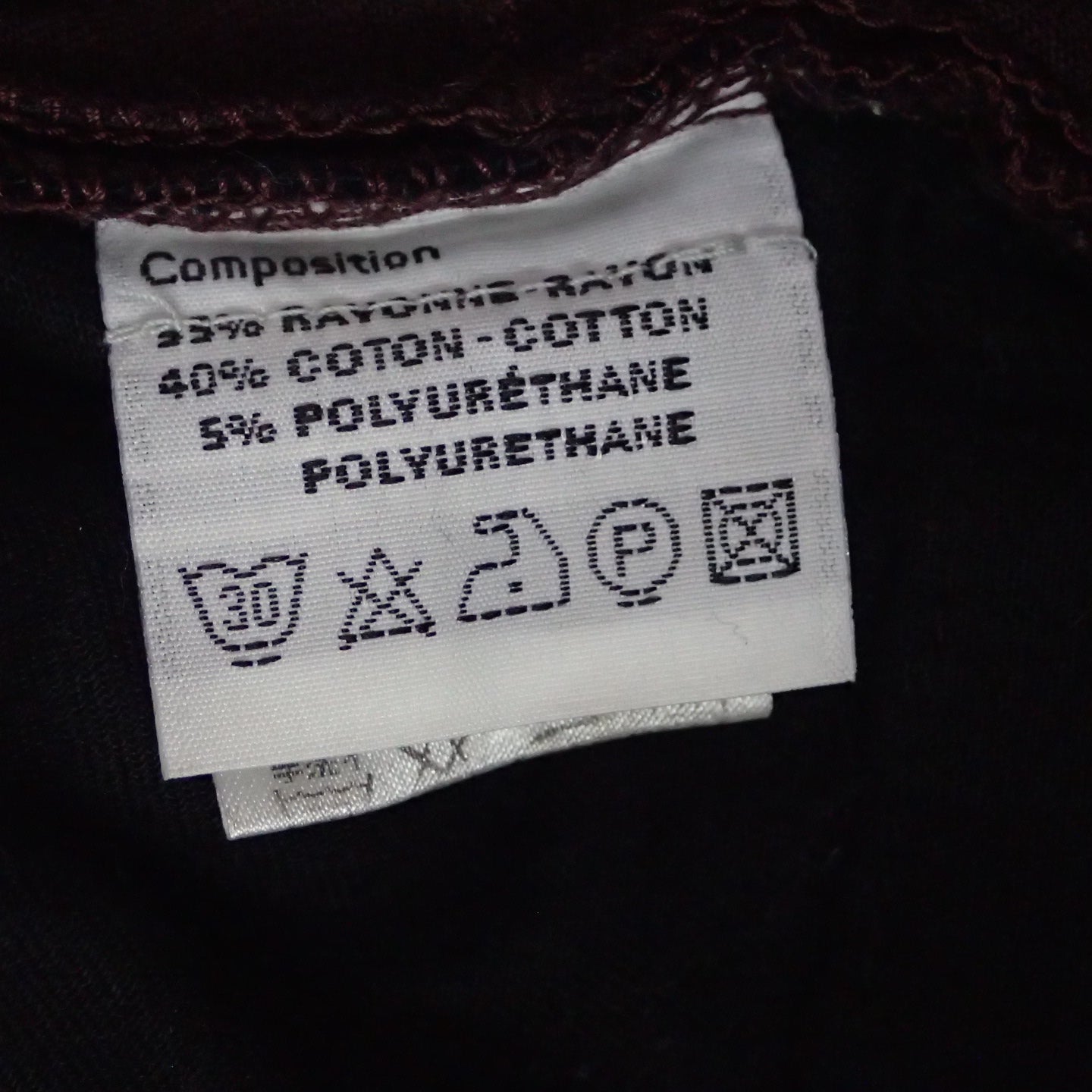 Dior Homme 08aw Deep Red Stretch Pants