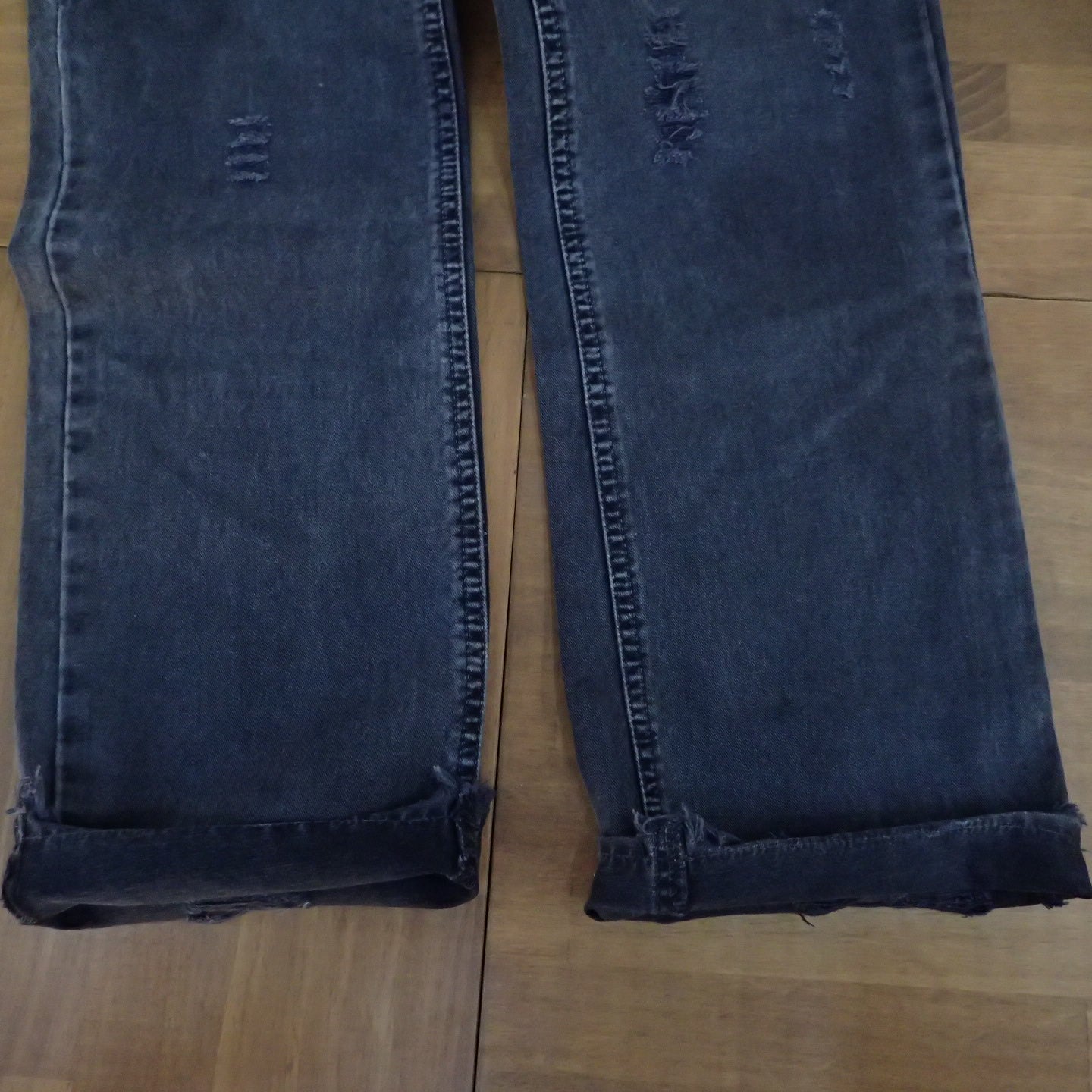 Dolce & Gabbana Black Damage Denim