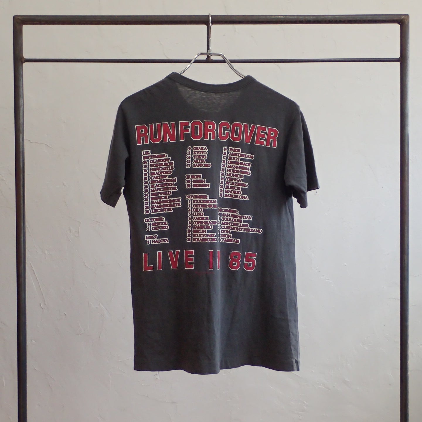 80s Gary Moore " Run for Cover Tee "