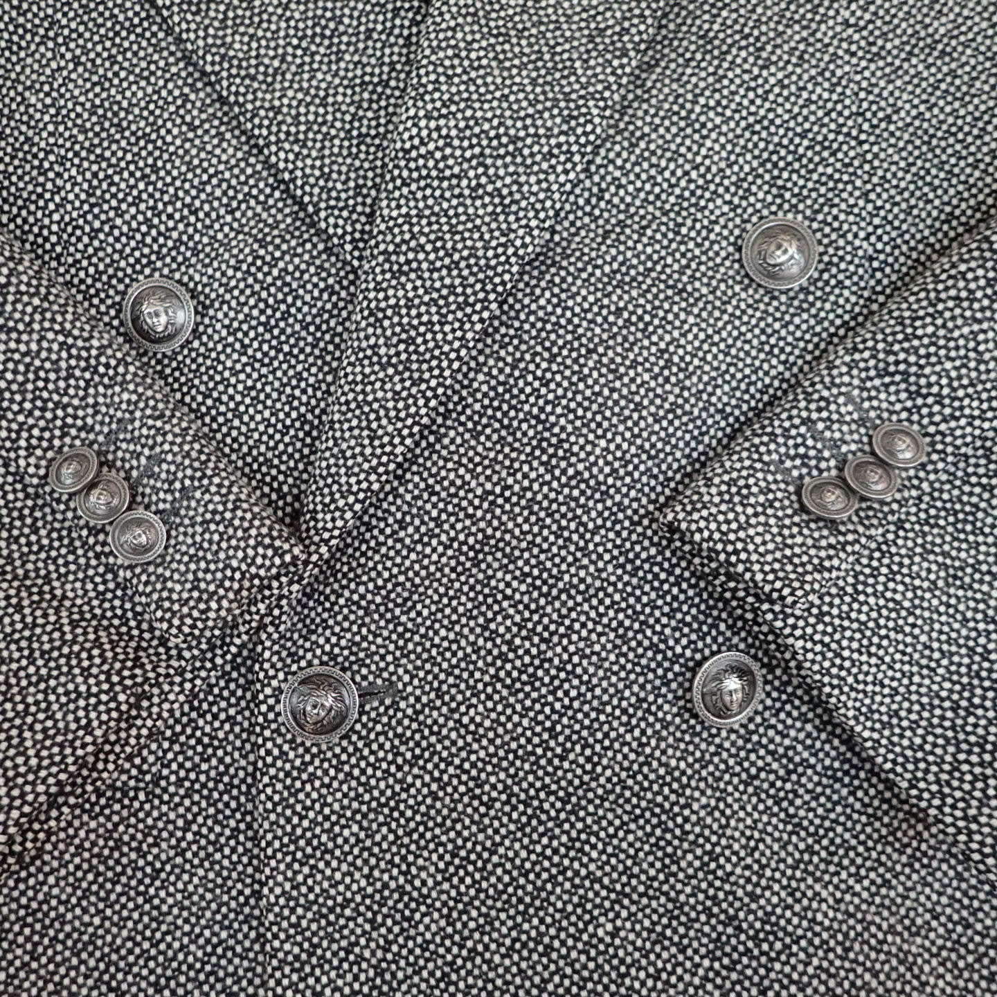 90s GIANNI VERSACE Medusa Button Tailored Jacket