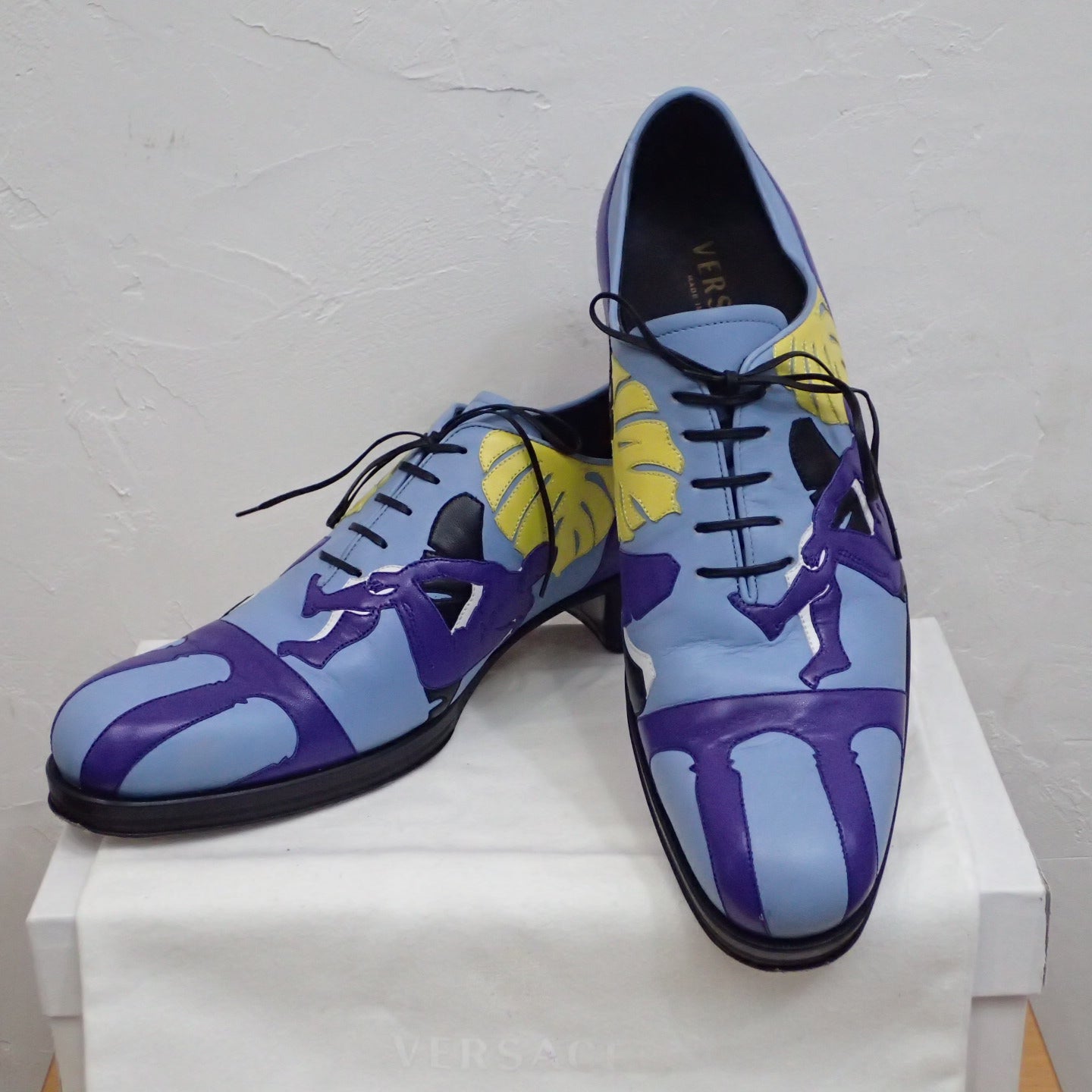 VERSACE Cuba Collection Leather Shoes 2015 SS