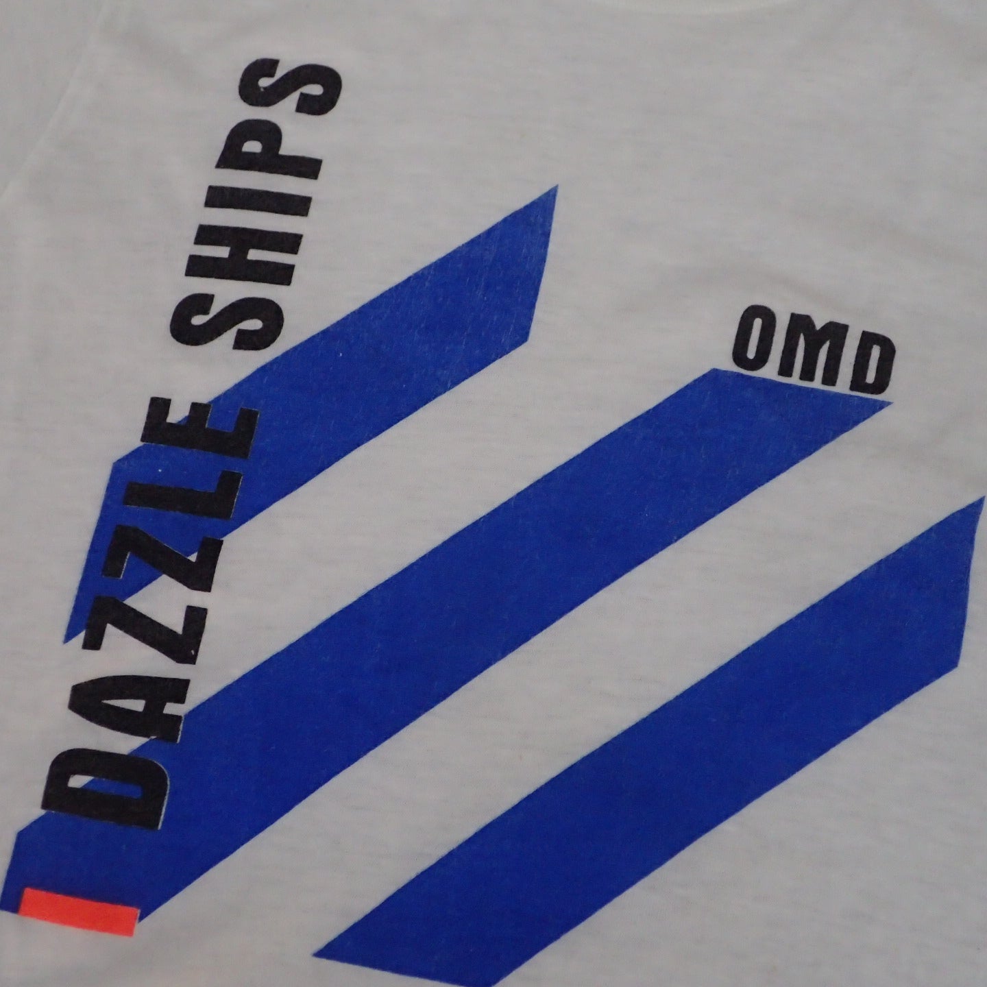 80s Orchestral Manoeuvres in the Dark " Dazzle Ships Tee "