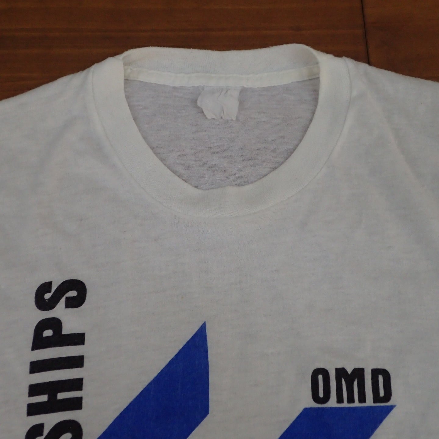 80s Orchestral Manoeuvres in the Dark " Dazzle Ships Tee "