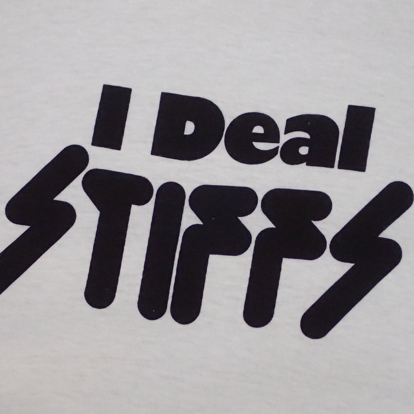 80s Stiff Records " I Deal Tee "