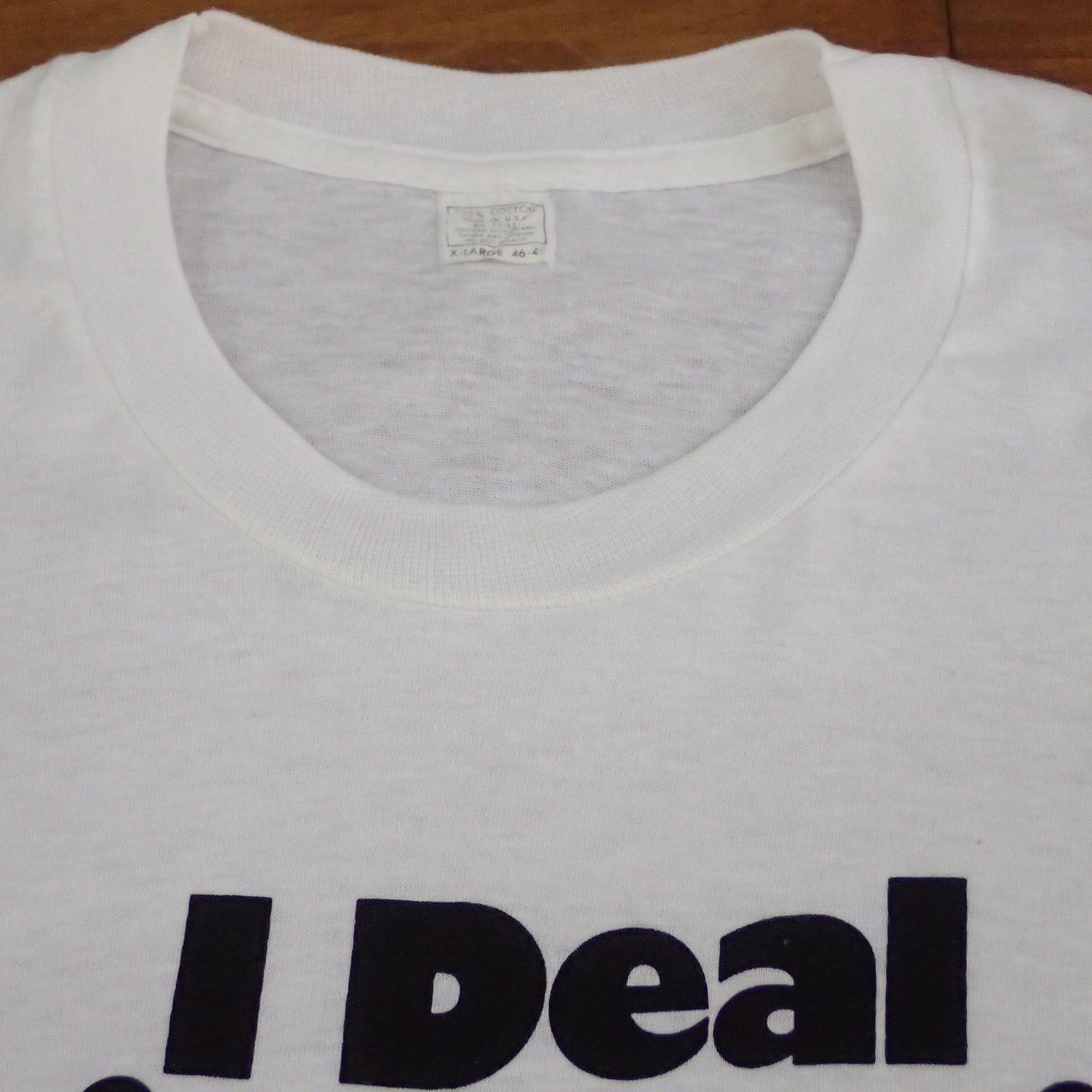 80s Stiff Records " I Deal Tee "