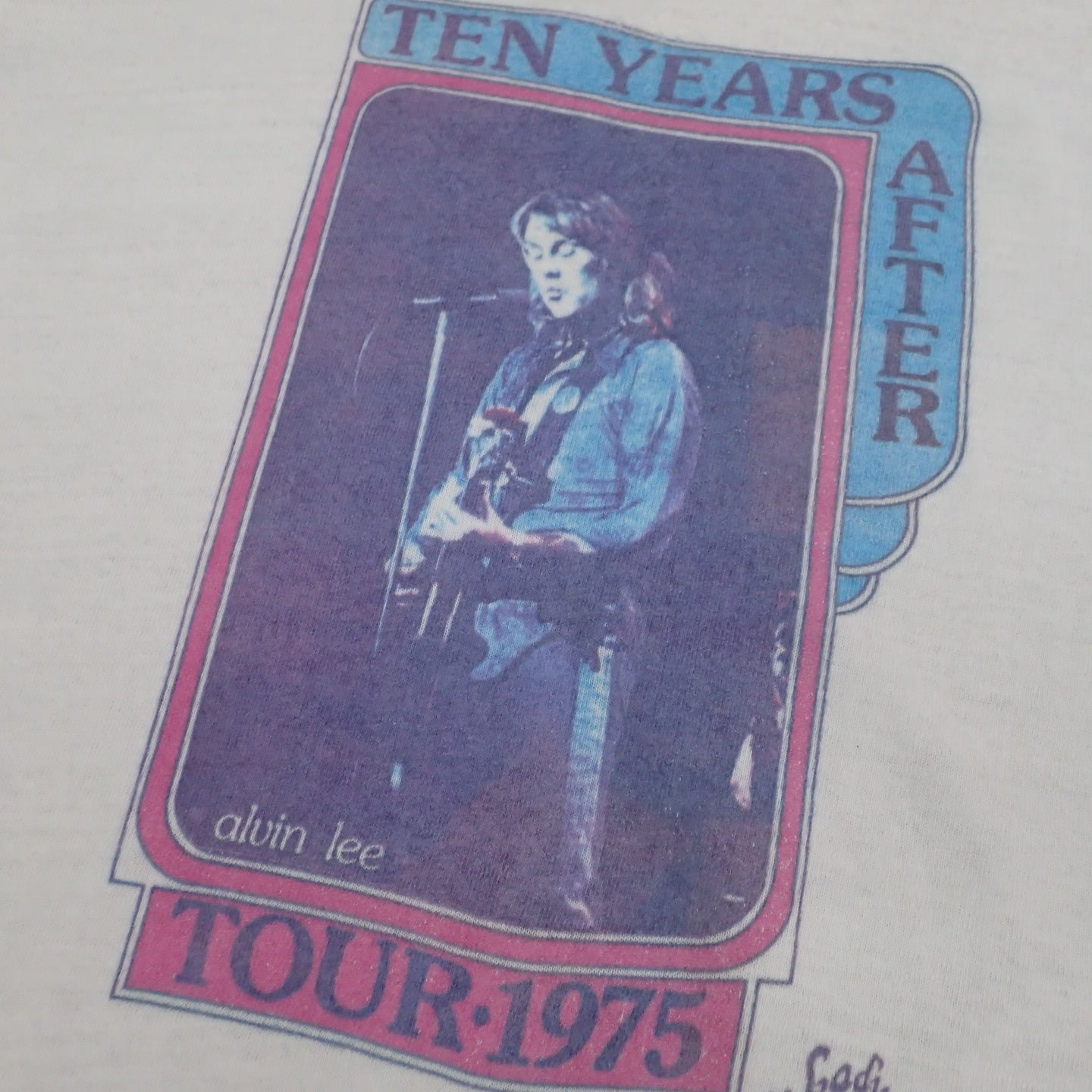 70s Ten Years After " 1975 Tour Tee "