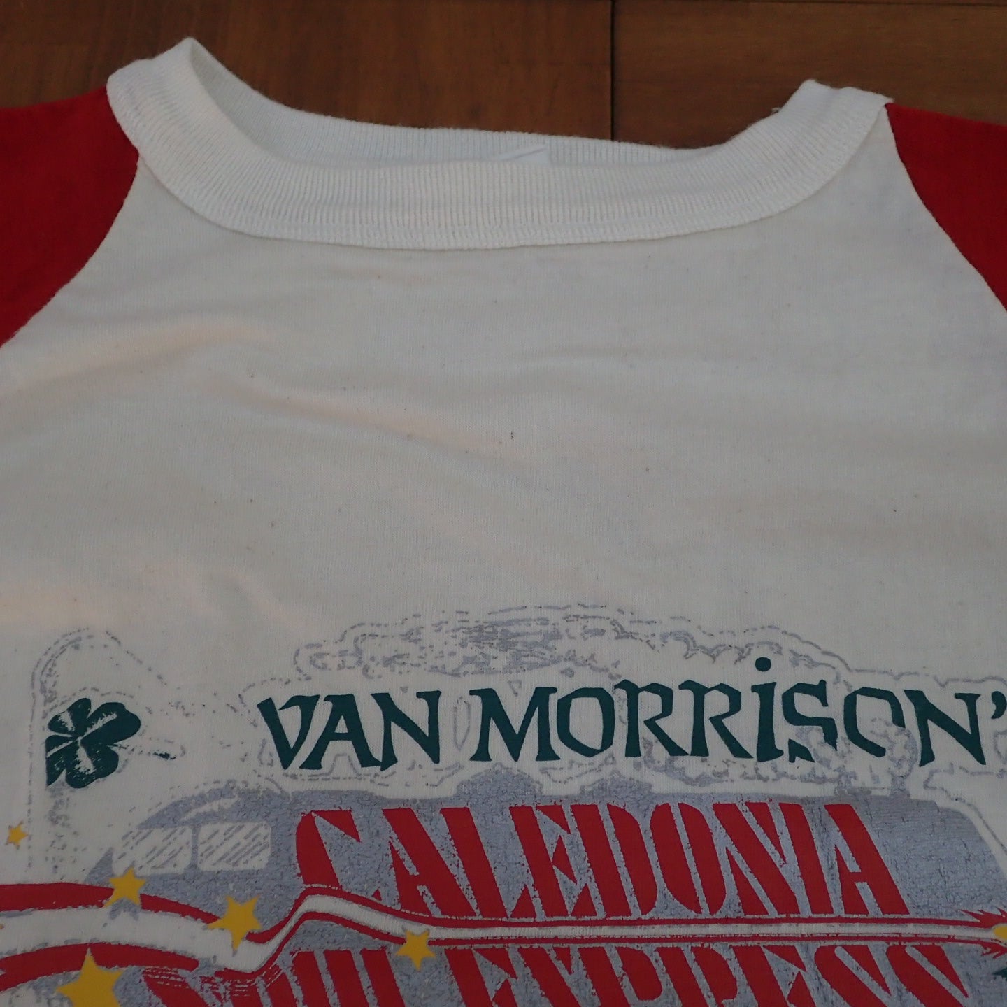 70s Van Morrison ＆ The Caledonia Soul Express " 1974 Tour Tee"