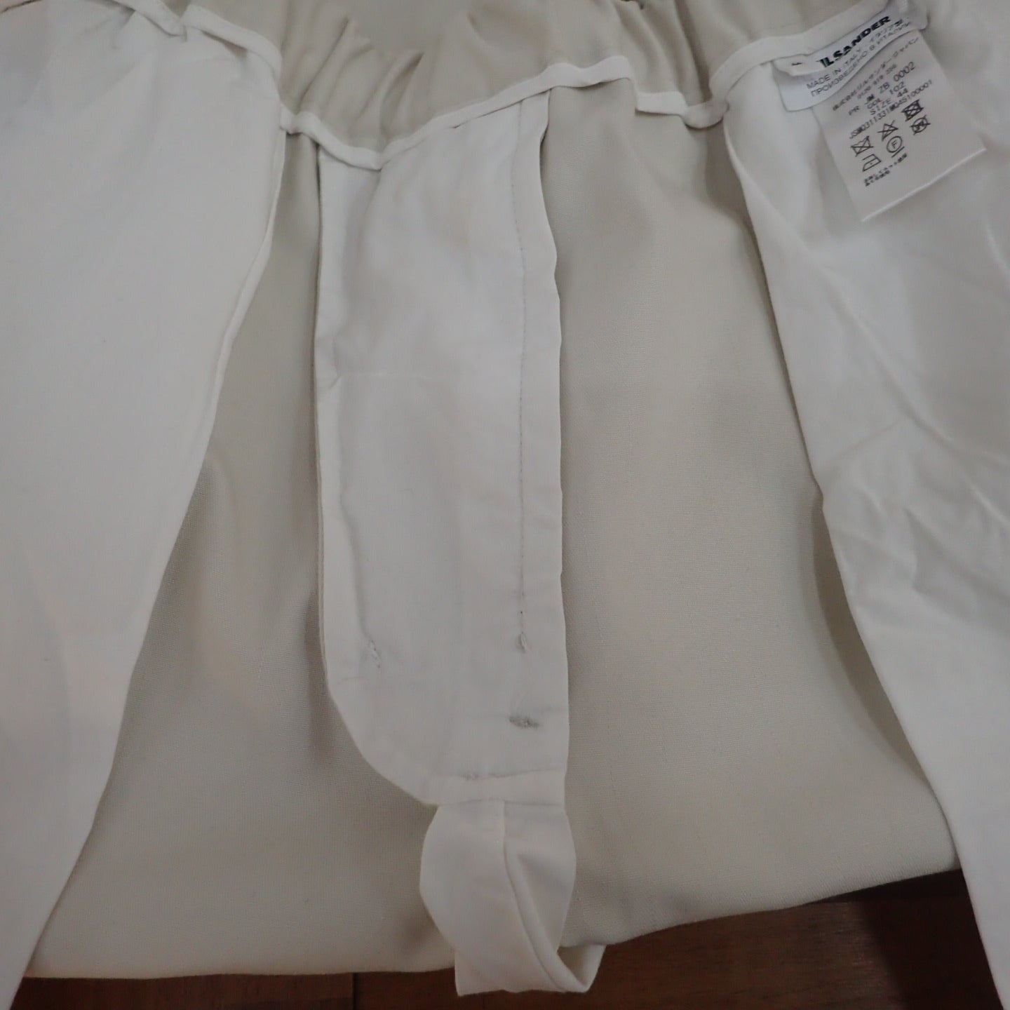 Jil Sander “ Tapered Pants “ Light Ivory 44