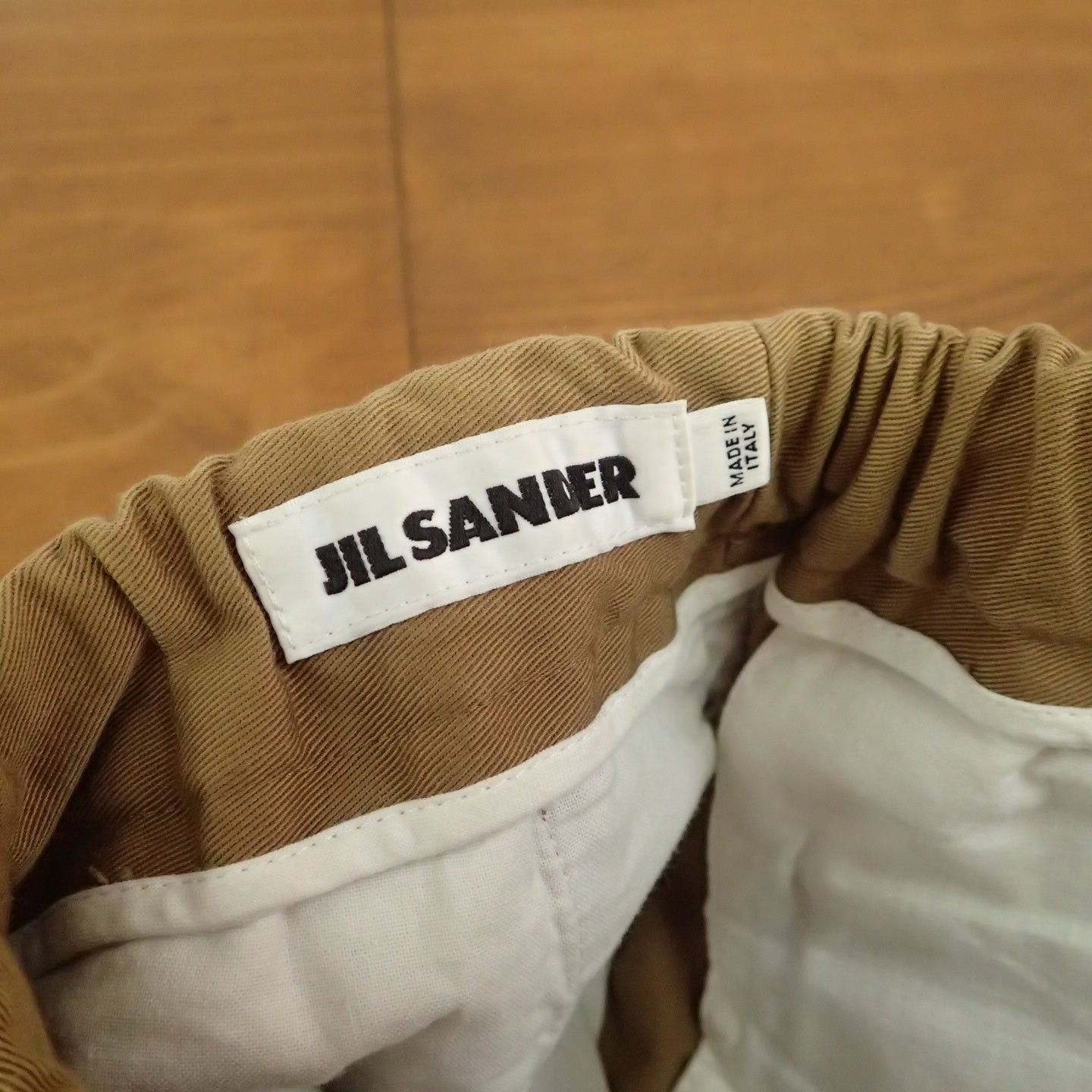 Jil Sander “ Tapered Pants “ Camel　Brown 44