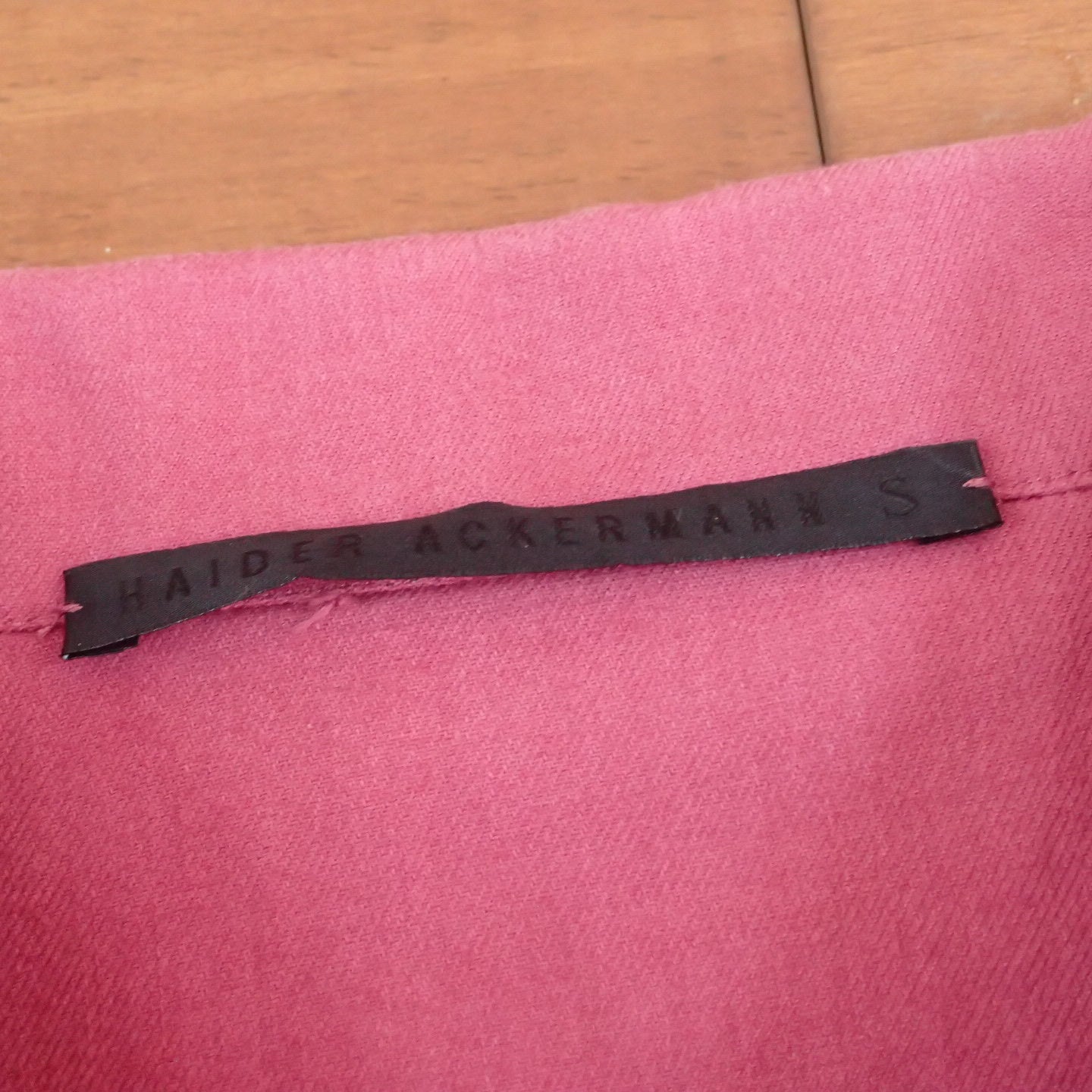 Haider Ackermann Pink Cotton Shirt