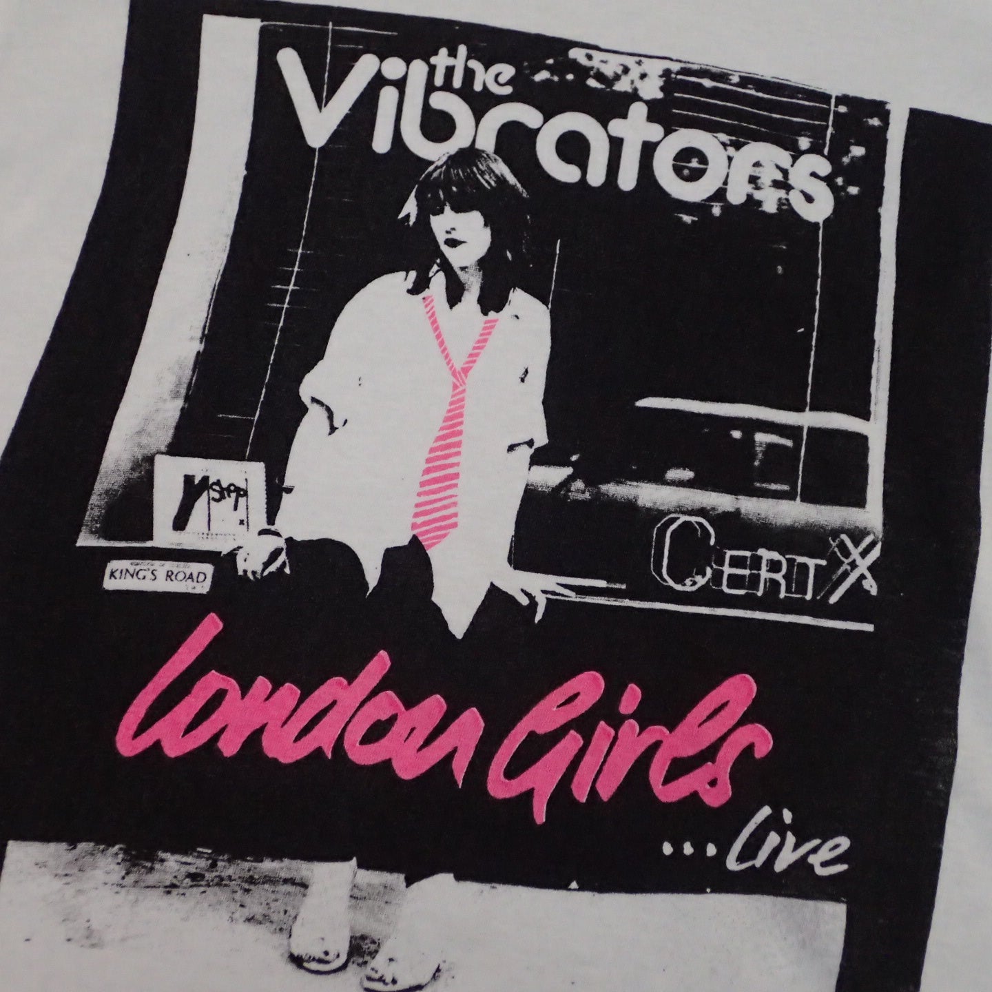80s The Vibrators  " London Girls Tee "