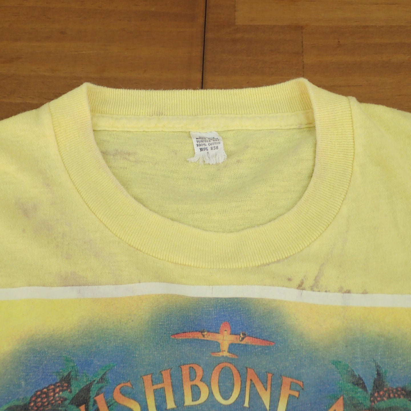 70s Wishbone Ash " Live Dates Tee "