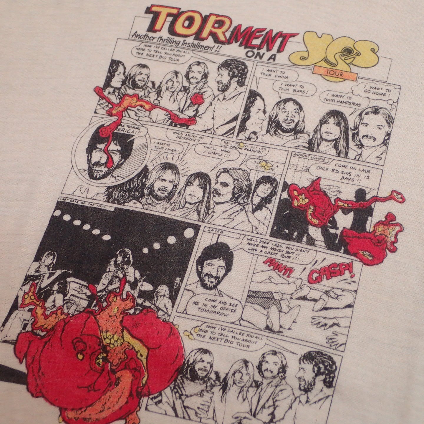 70s Yes " Tormato tour Tee"