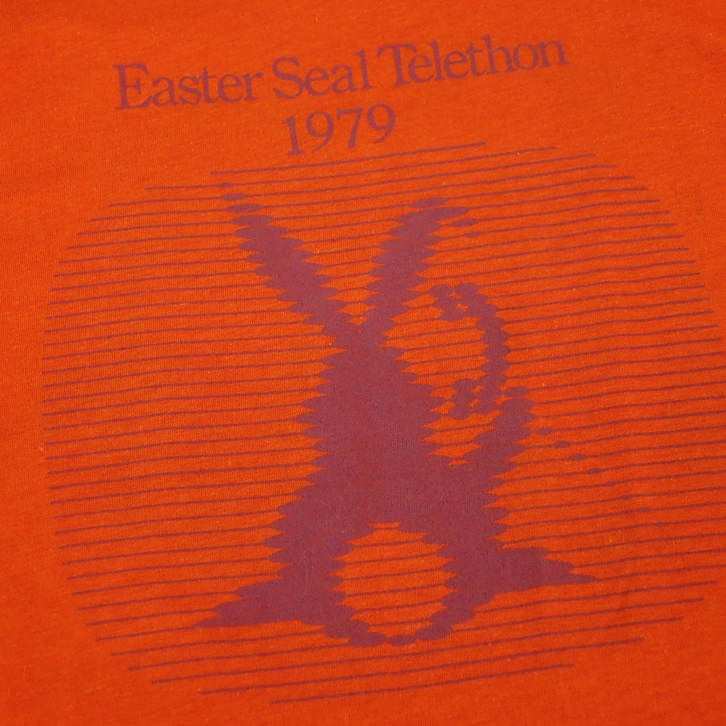 70s Easterseals Telethon " Icon Tee "　Orange