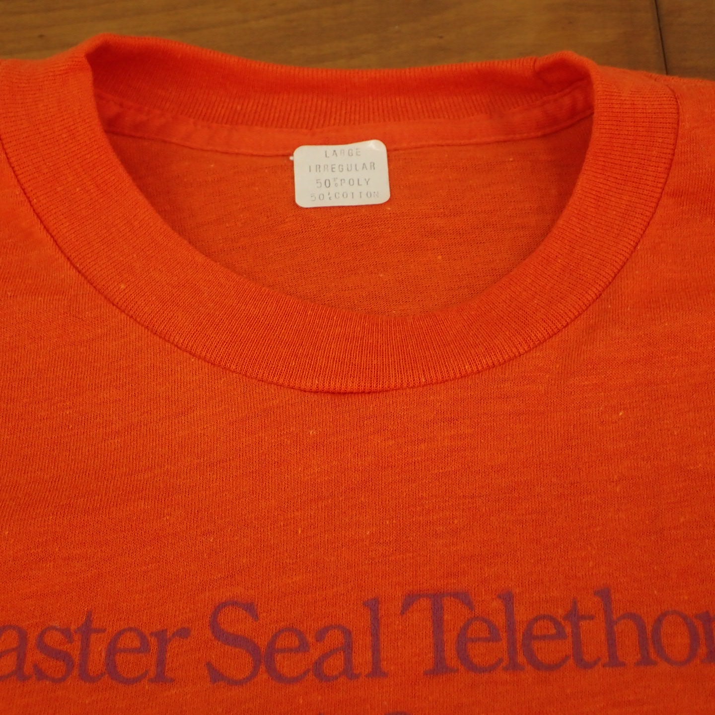 70s Easterseals Telethon " Icon Tee "　Orange