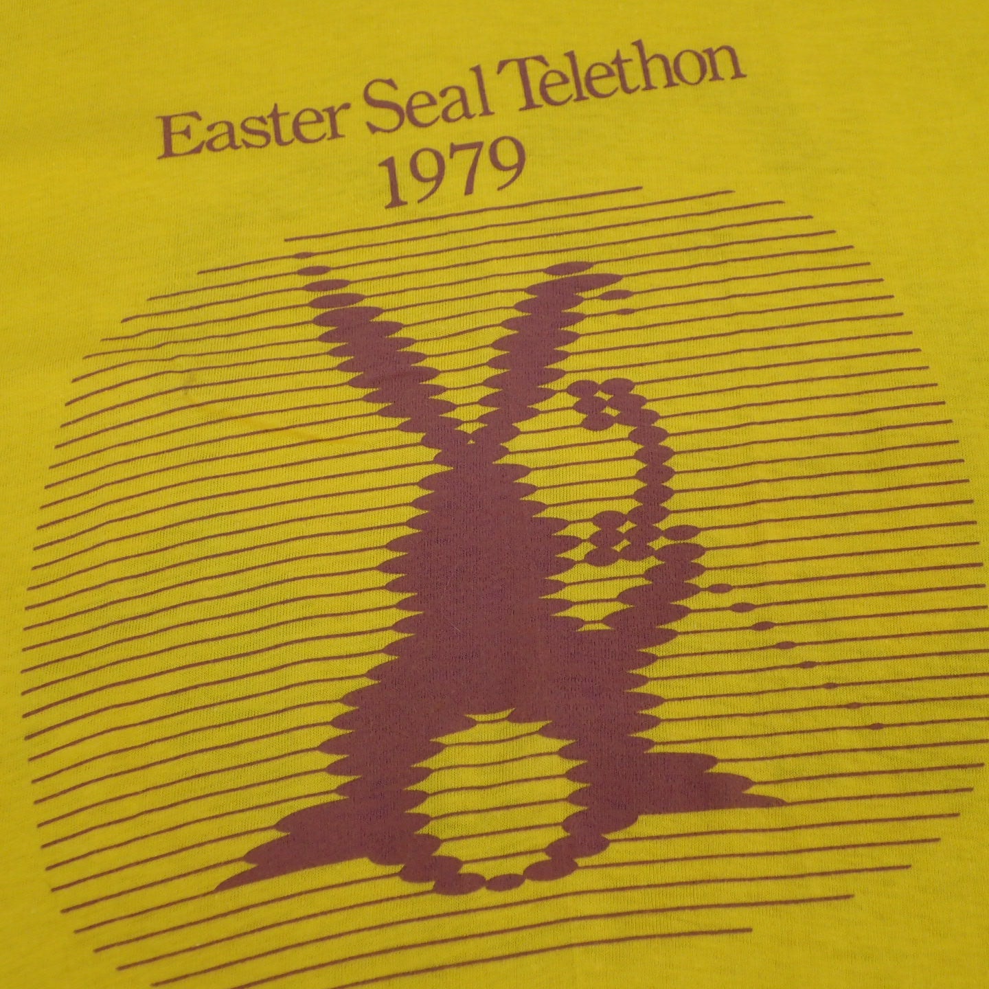 70s Easterseals Telethon " Icon Tee "　Yellow