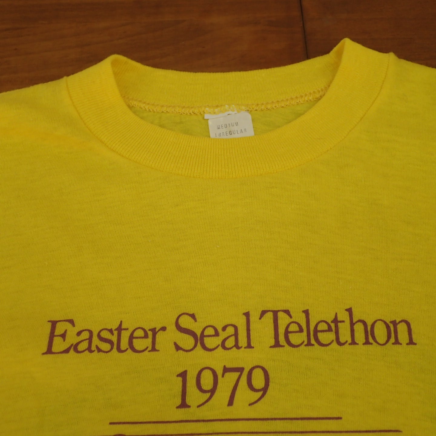 70s Easterseals Telethon " Icon Tee "　Yellow