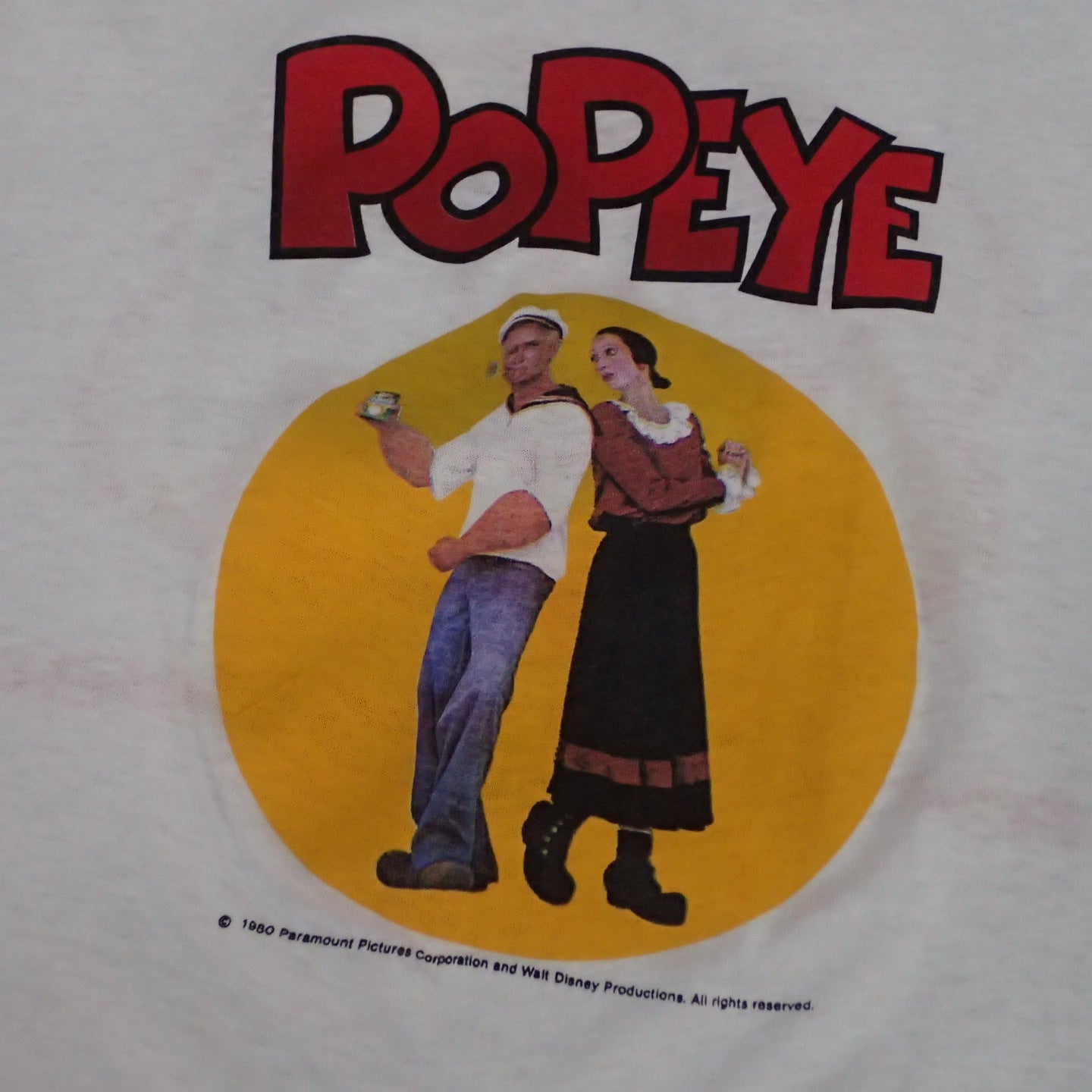 80s Popeye Movie T- Shirt