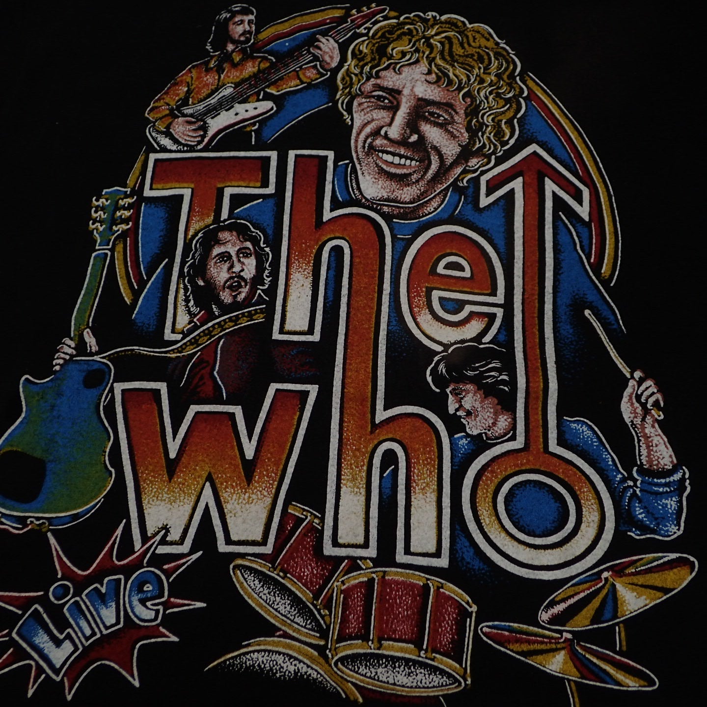 70s The Who " Tour Bootleg Tee "