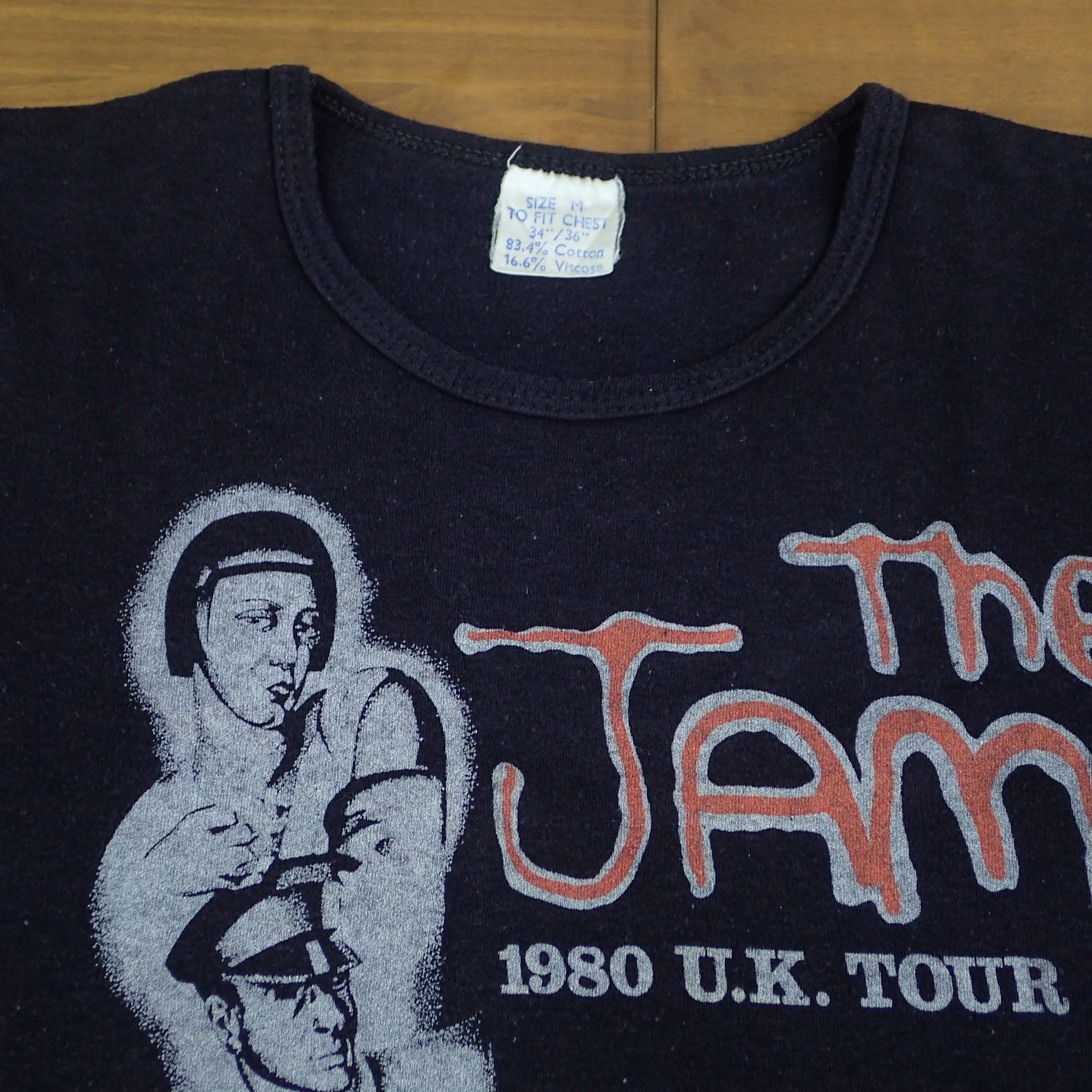80s The Jam T-shirt "1980 UK Tour Tee"