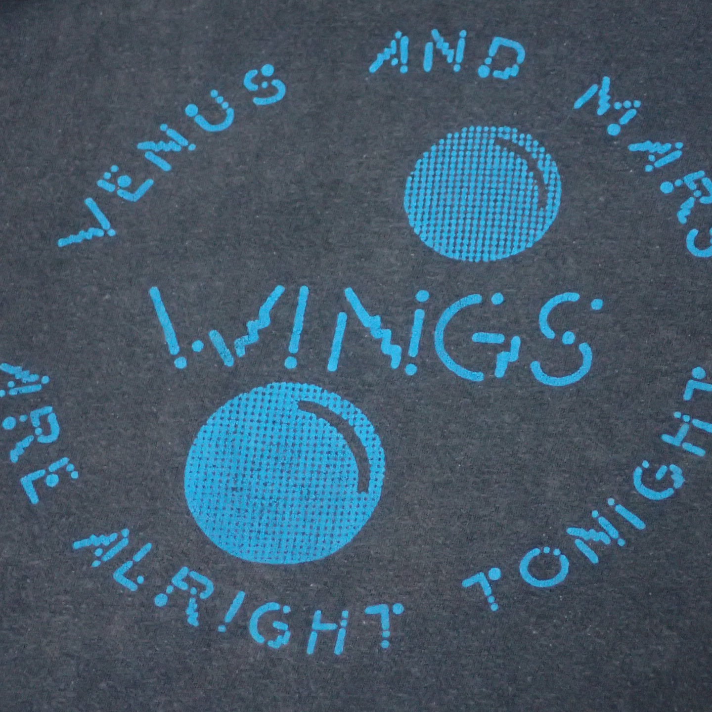 70s Wings T-shirt "Venus and Mars Tee"