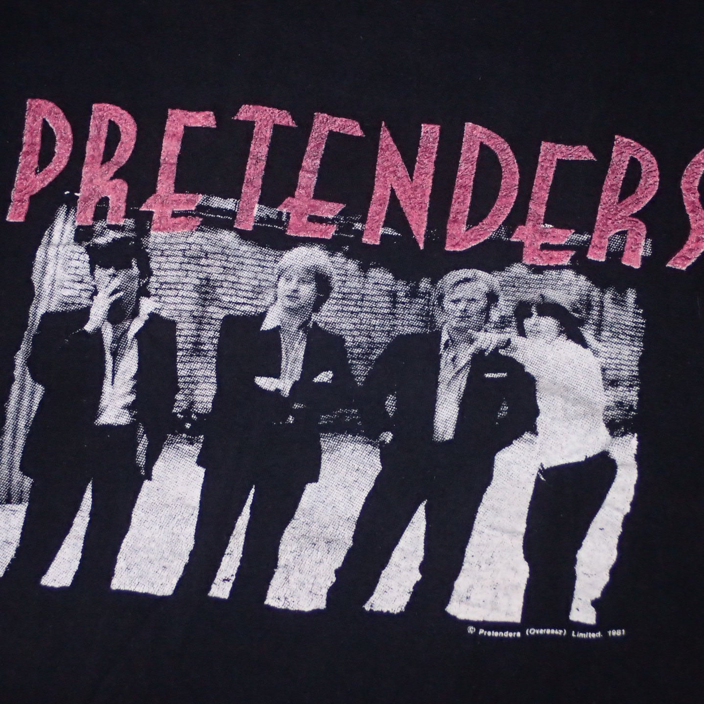 80s The Pretenders T-shirt "1981 Tour Tee"