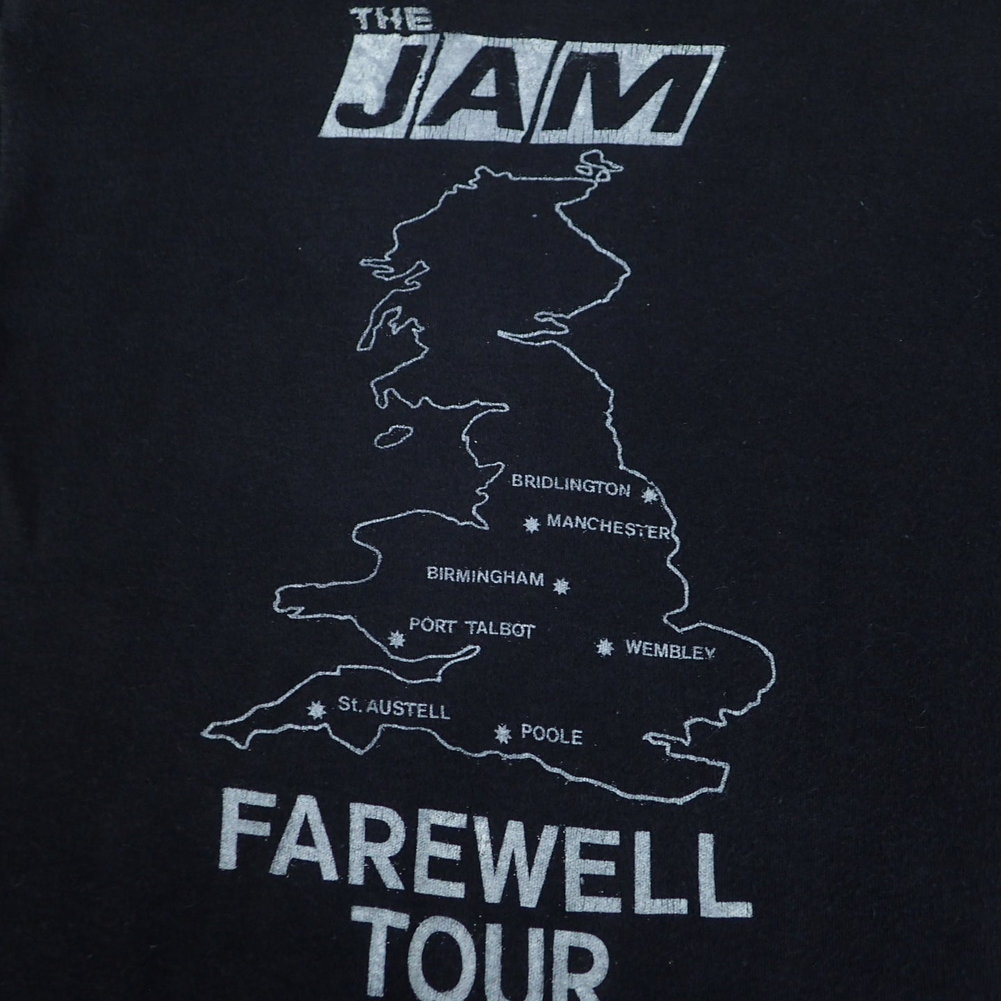 80s The Jam T-shirt "Farewell Tour Tee"