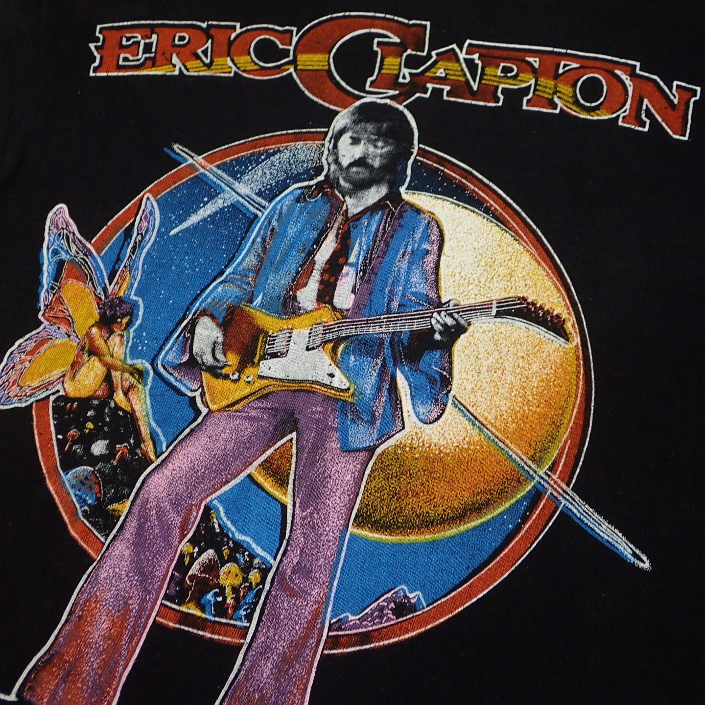 70s Eric Clapton  T-shirt "1979 Tour Tee"