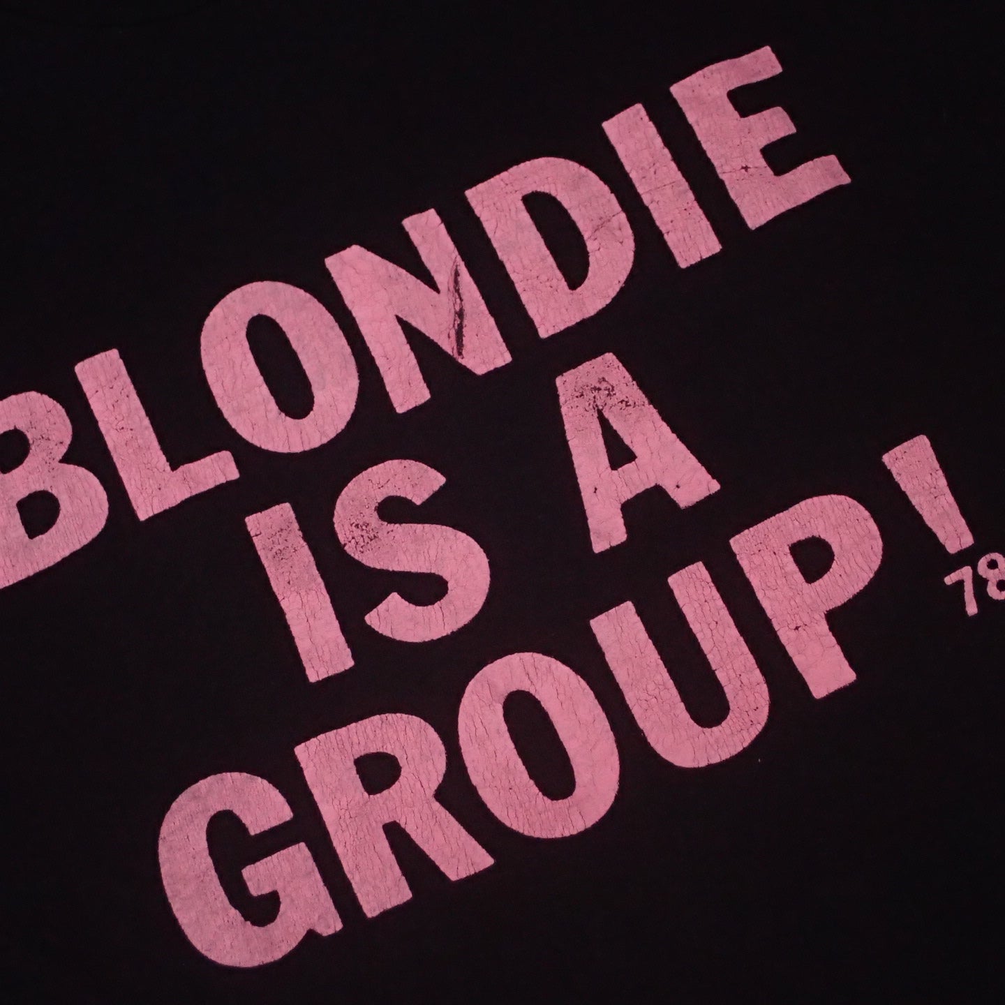 70s Blondie T-shirt "Blondie is a Group! Tee"