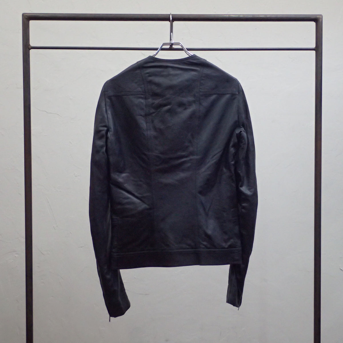 Rick Owens 2014ss Collarless Leather Blouson