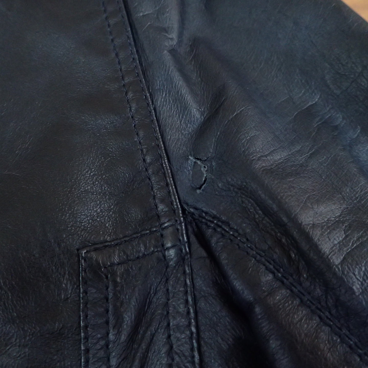 Rick Owens 2014ss Collarless Leather Blouson
