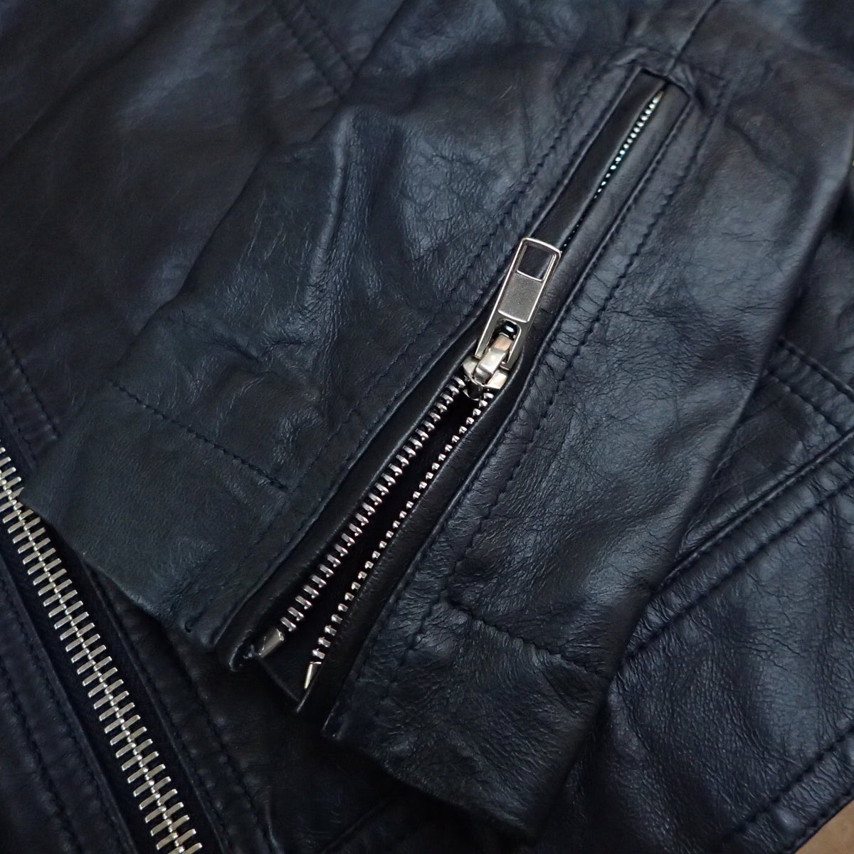 Rick Owens 2014ss Collarless Leather Blouson