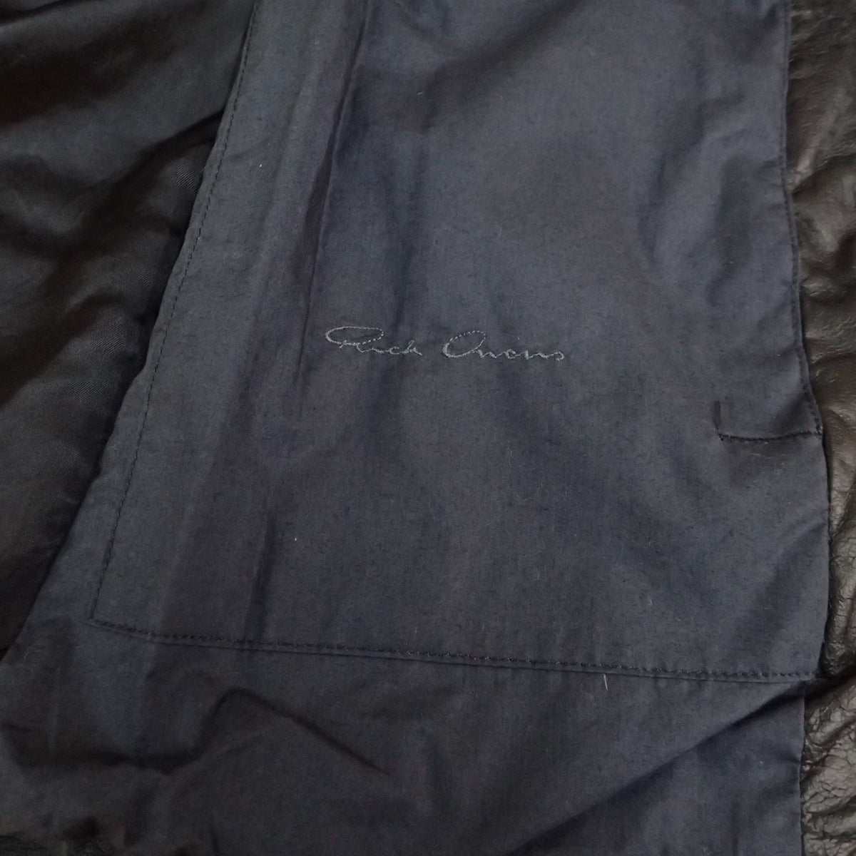 Rick Owens 2014ss Collarless Leather Blouson
