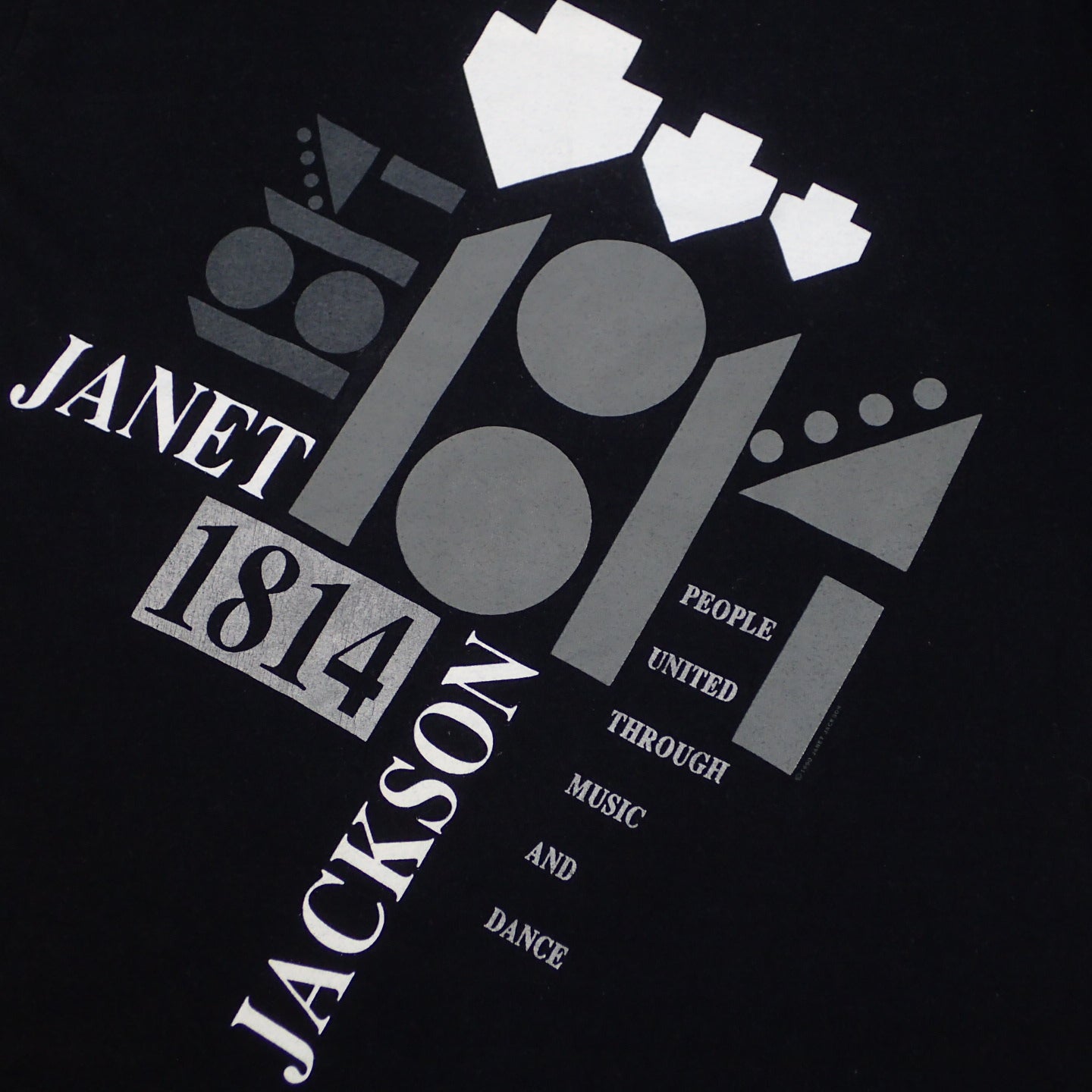 90s Janet Jackson " Rhythm Nation Tee "