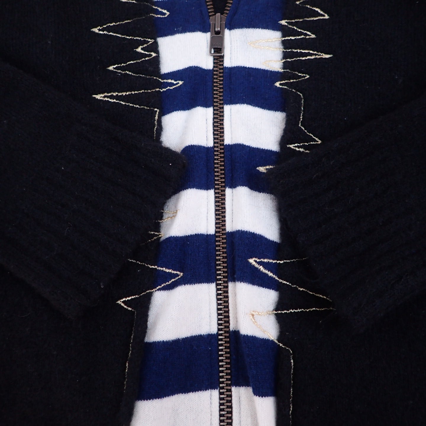 Haider Ackermann Enbroidered Zipup Knit