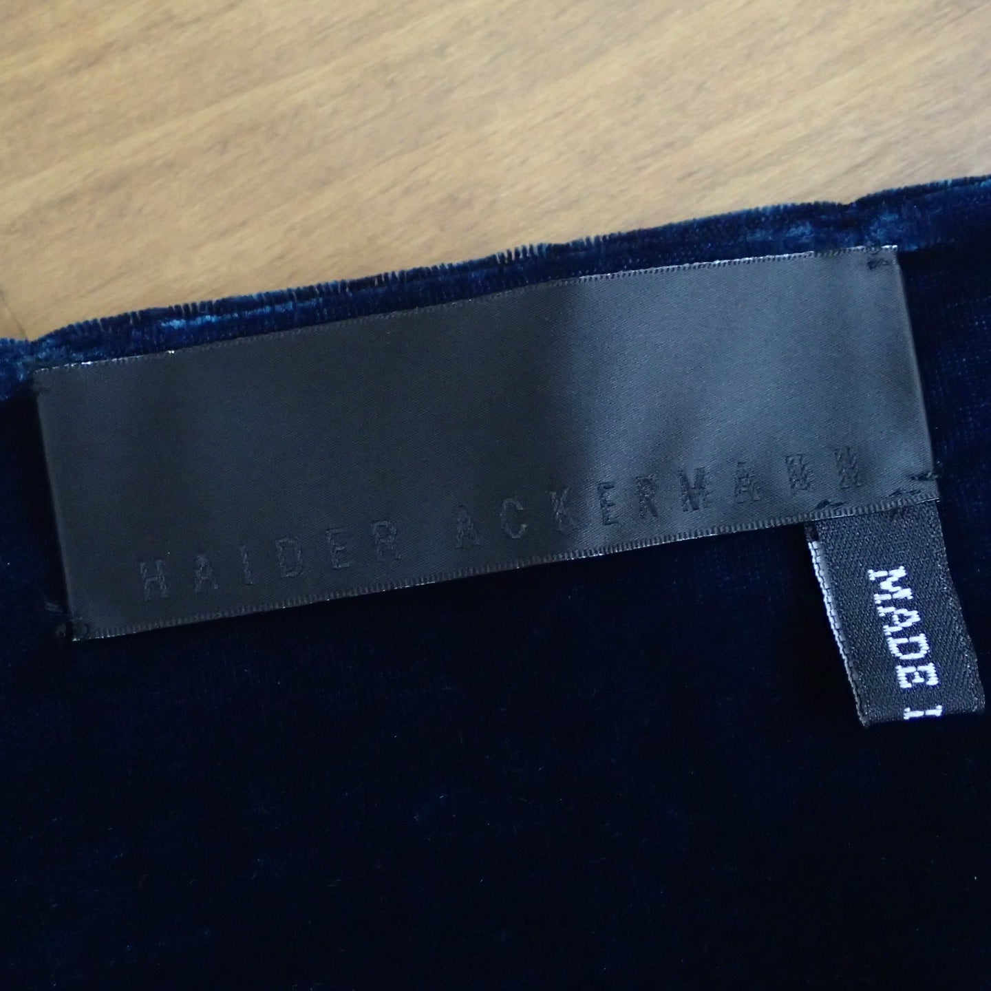 Haider Ackermann 2015AW Velor Stole