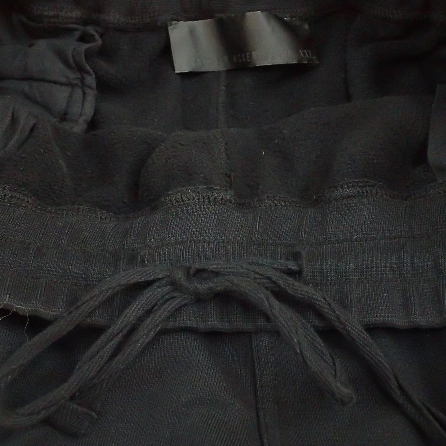 Haider Ackermann 黒　スウェット　パーカー パンツ Haider Ackermann（ハイダー アッカーマン）スウェットパンツ 黒