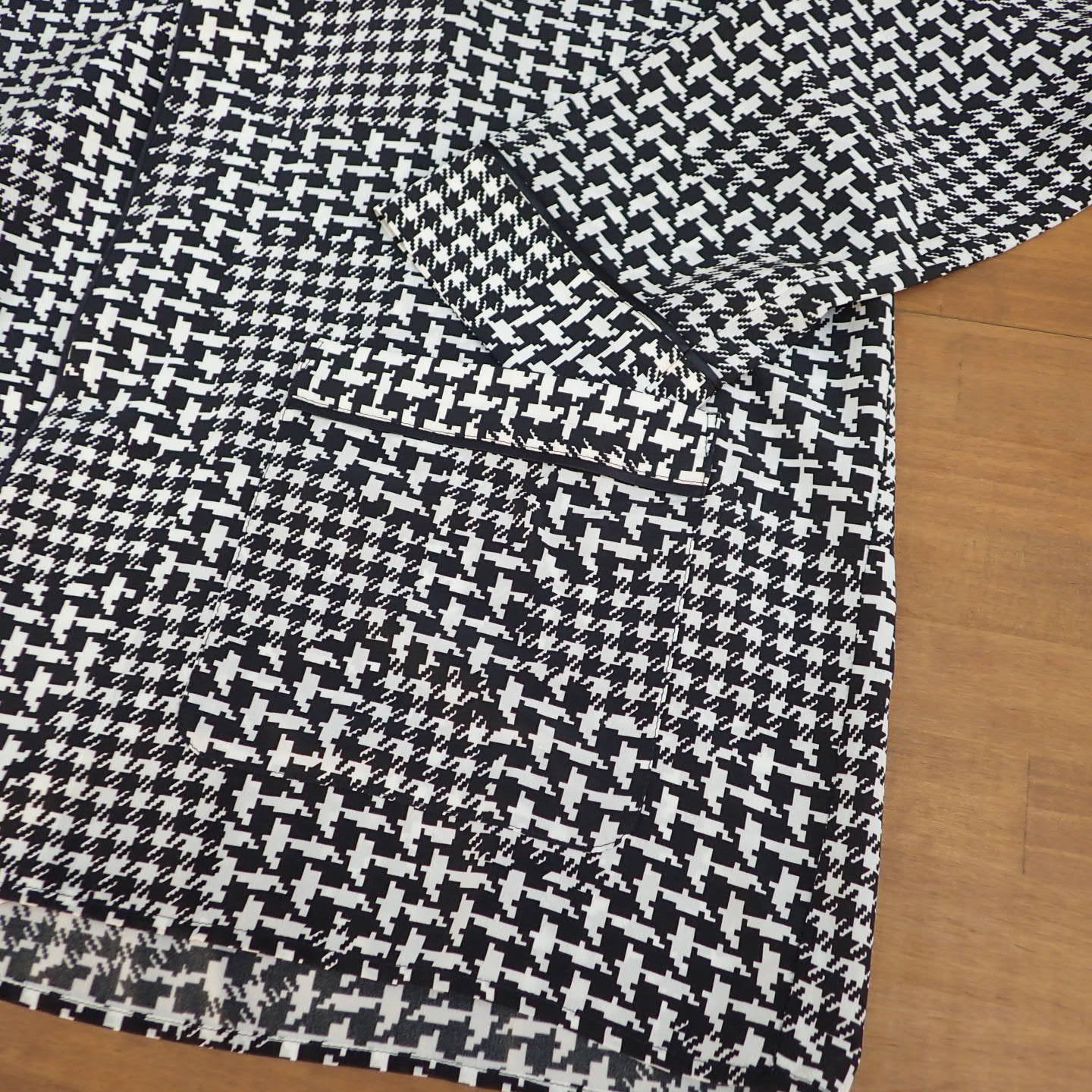 Haider Ackermann Houndstooth Silk Jacket